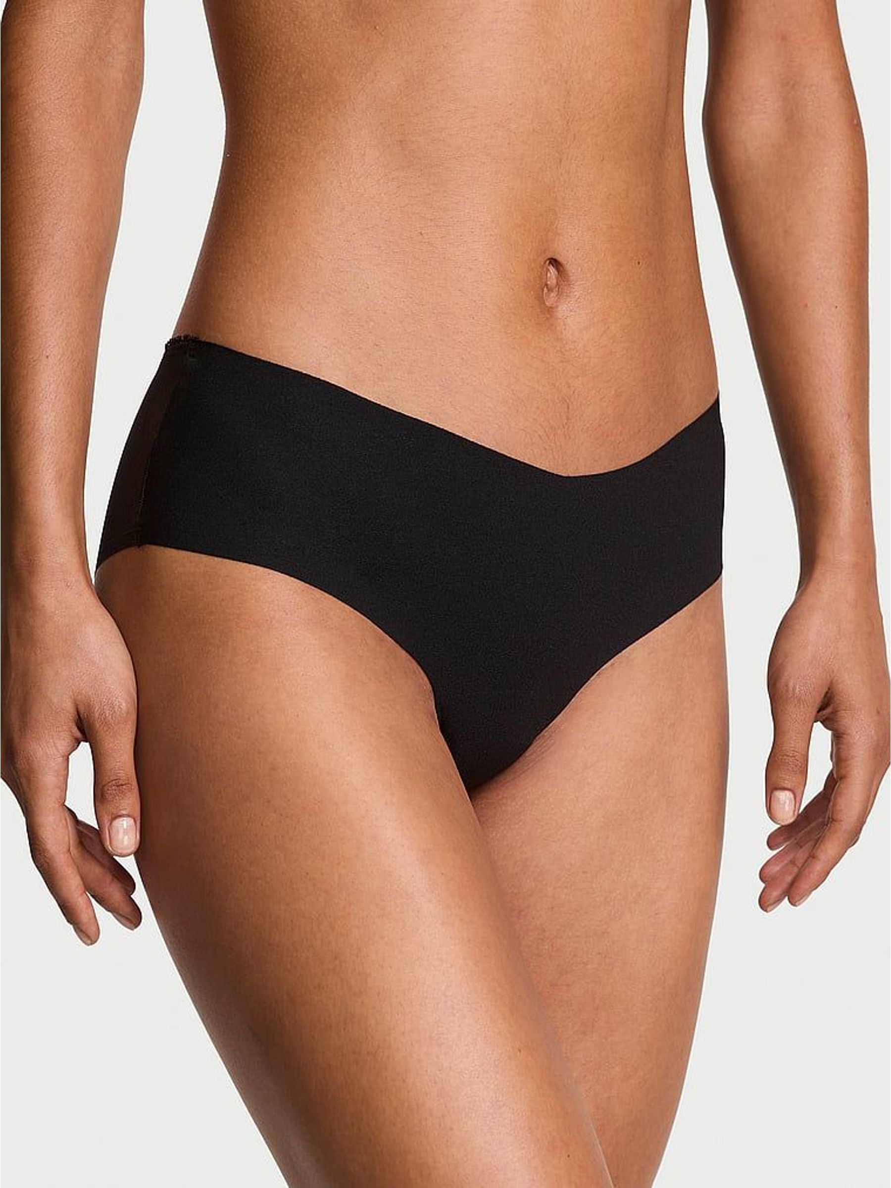 Black Cheeky Sheer Logo Knickers (H37804) | €11.50