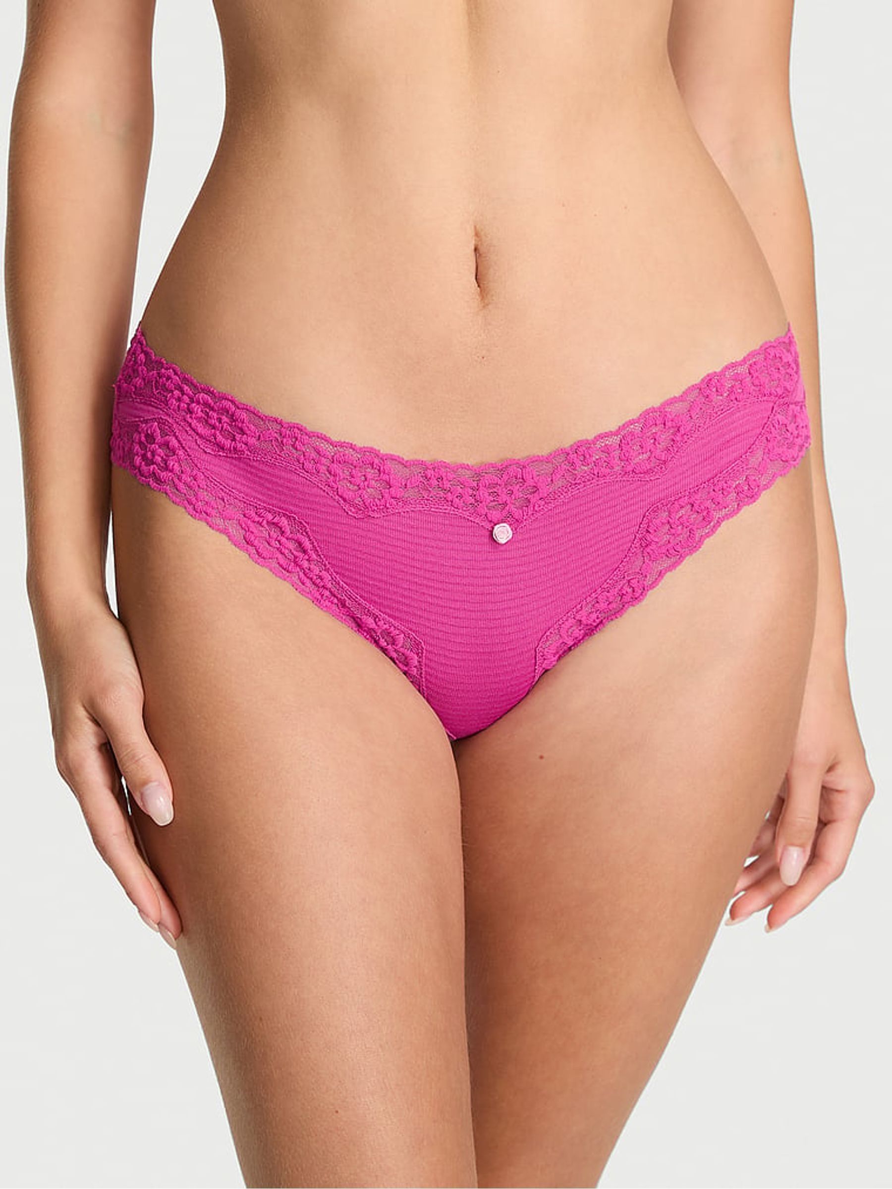 Allure Pink Bikini Lace Waist Knickers (H37820) | €11.50