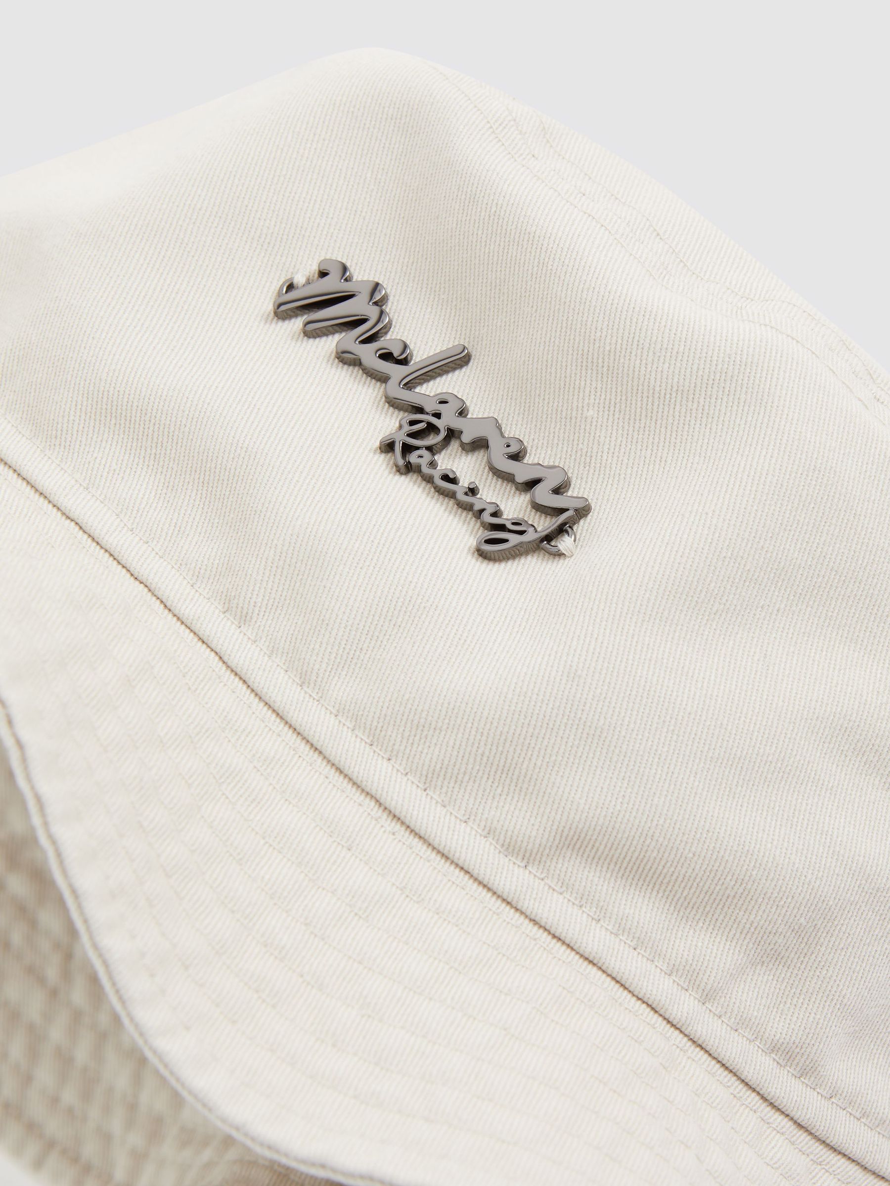 Unisex Fit McLaren Racing Cotton Bucket Hat in Stone (H39698) | €55