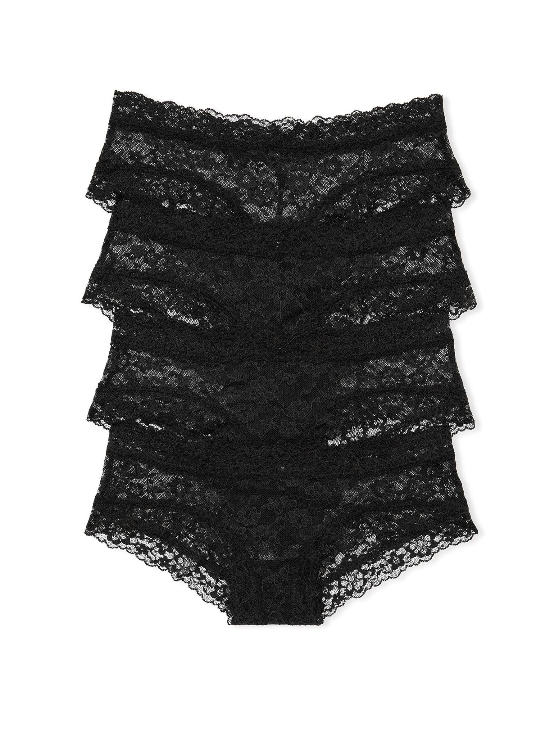 Black Cheeky 4 Pack Knickers (H43179) | €25
