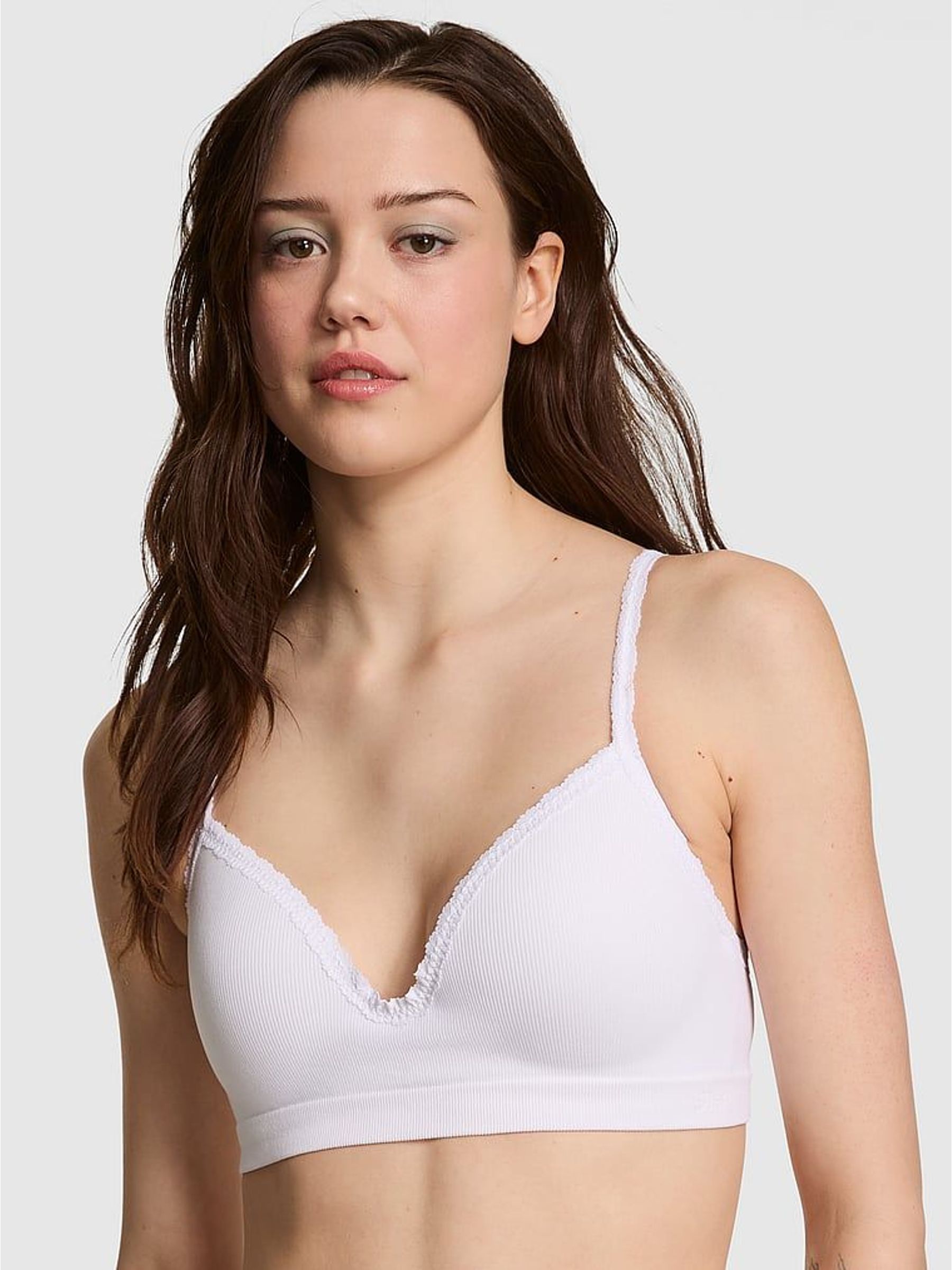 White Seamless Bralette (H43366) | €44