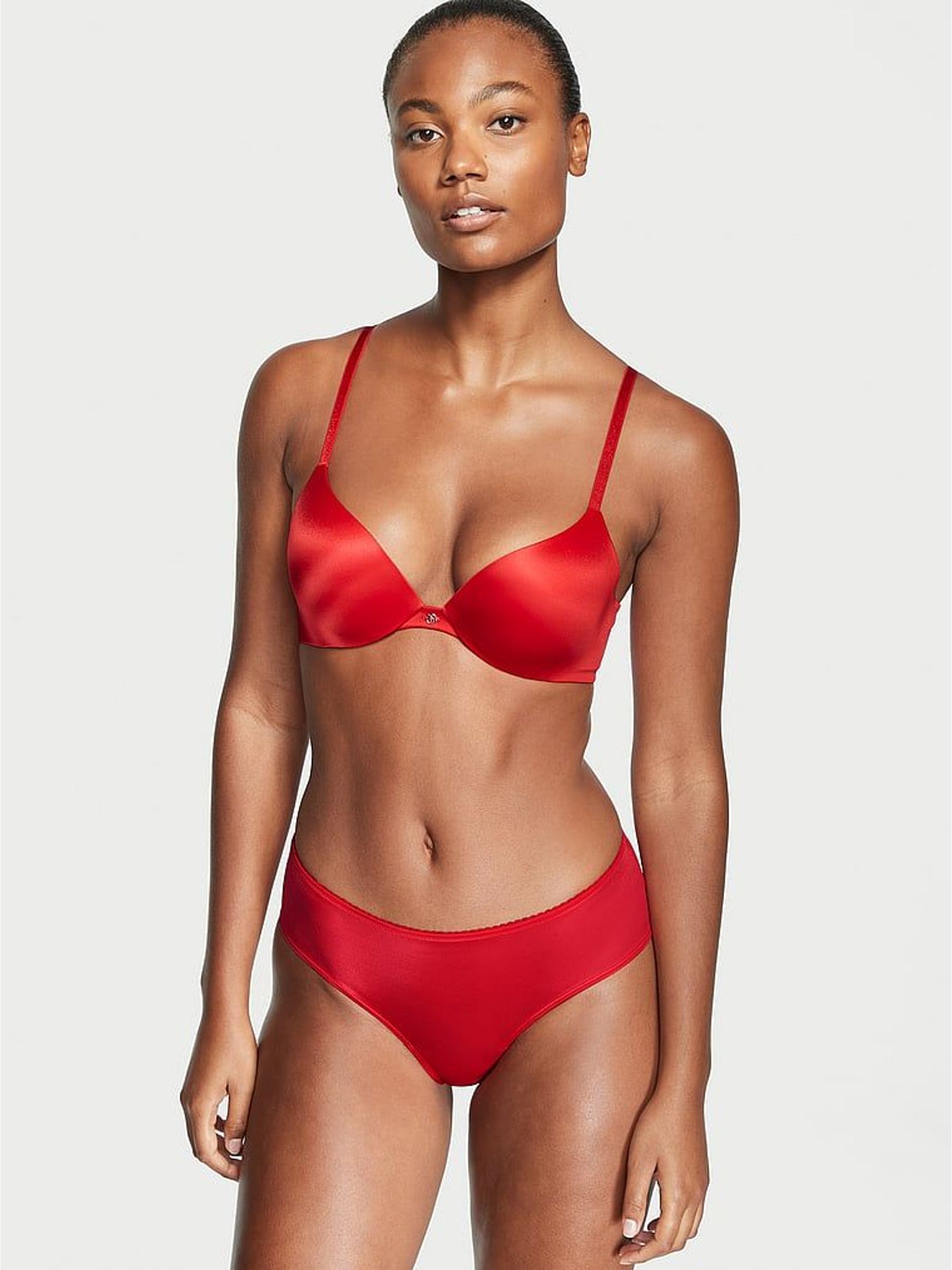 Lipstick Red Lace Trim Open Back Knickers (H43768) | €17.50