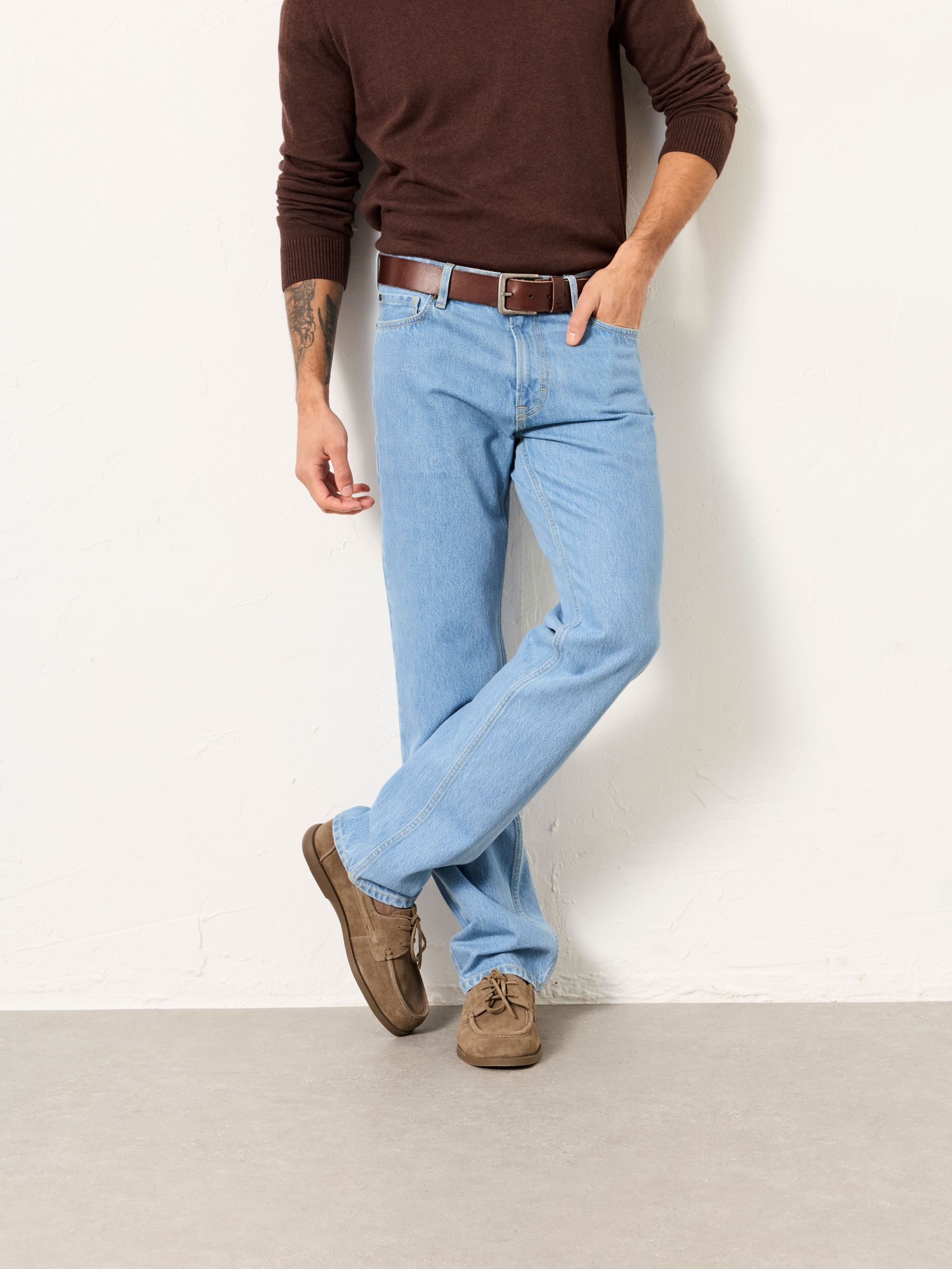 Light Blue Straight Fit Jeans (H48209) | €77.50