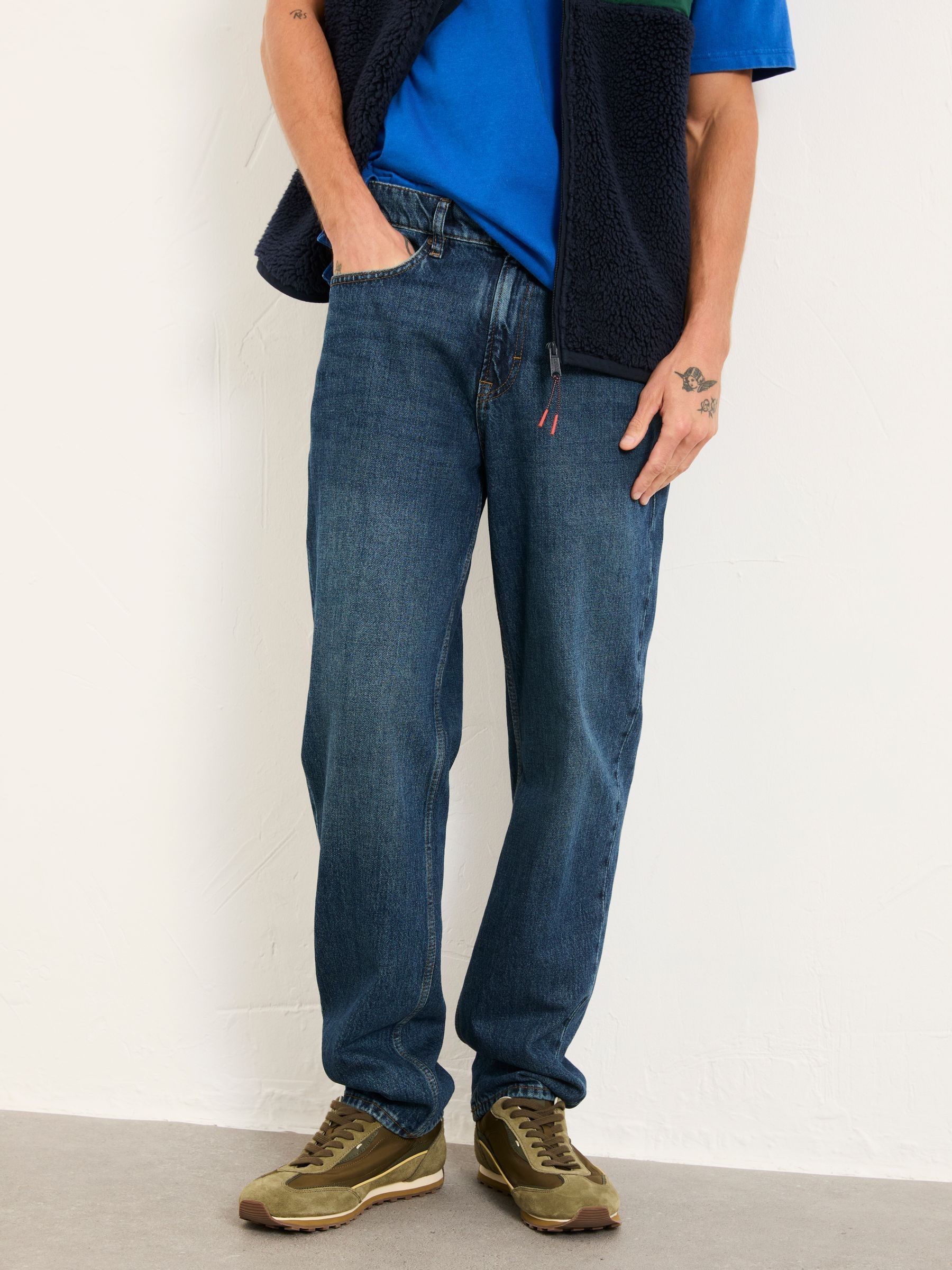 Indigo Blue Tapered Fit Jeans (H48215) | €77.50