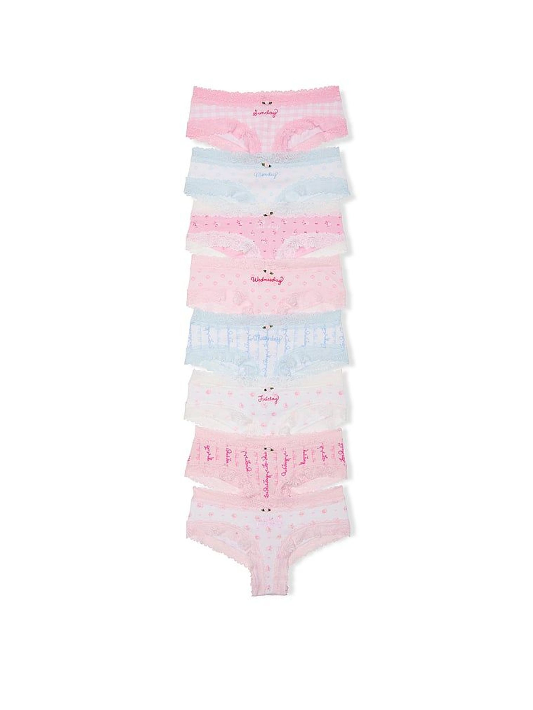 Pink Cheeky Knickers 7 Pack (H51104) | €62