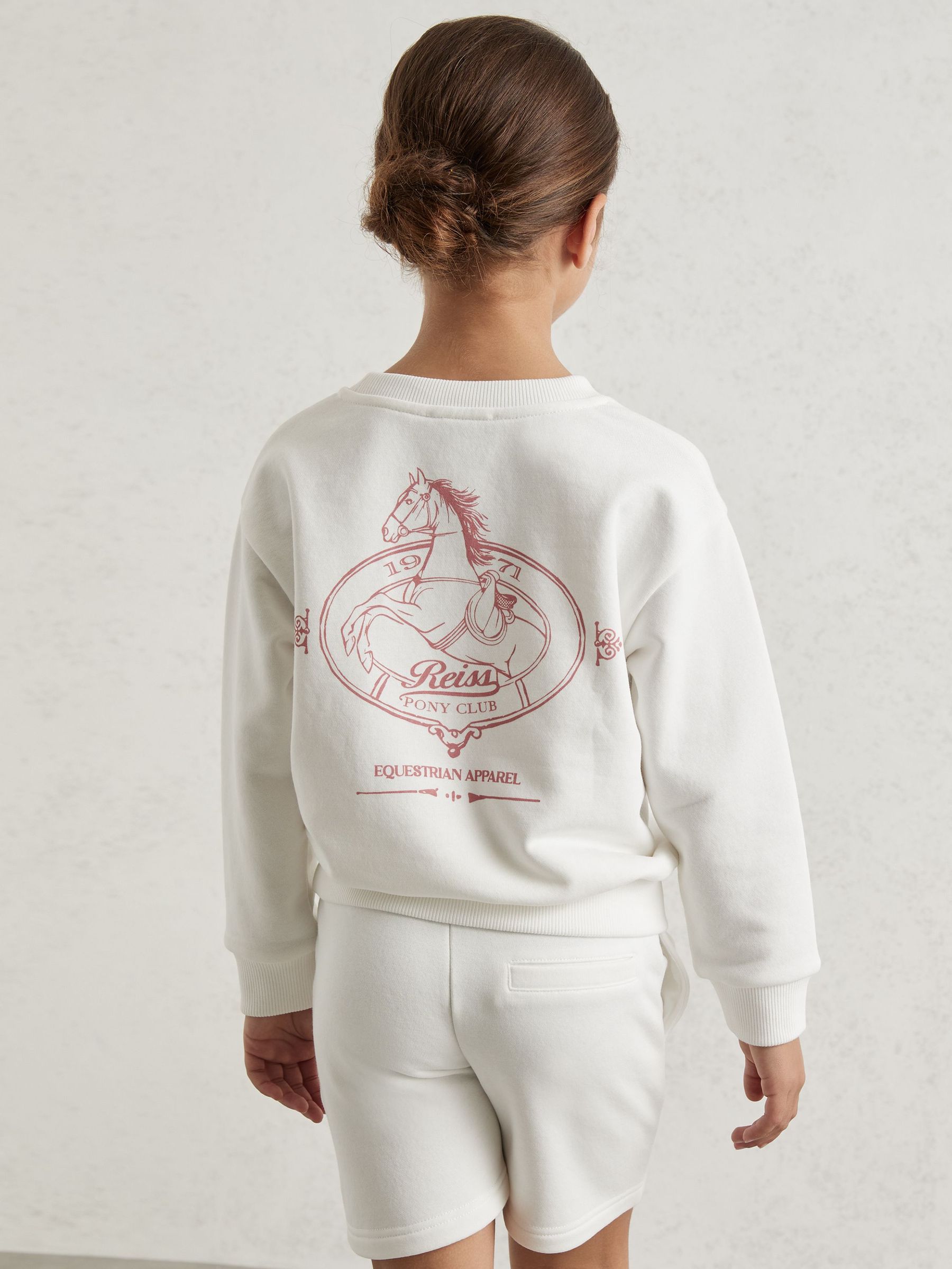 Pony Club Sweatshirt and Shorts Set in Ecru (H52230) | HK$1,030