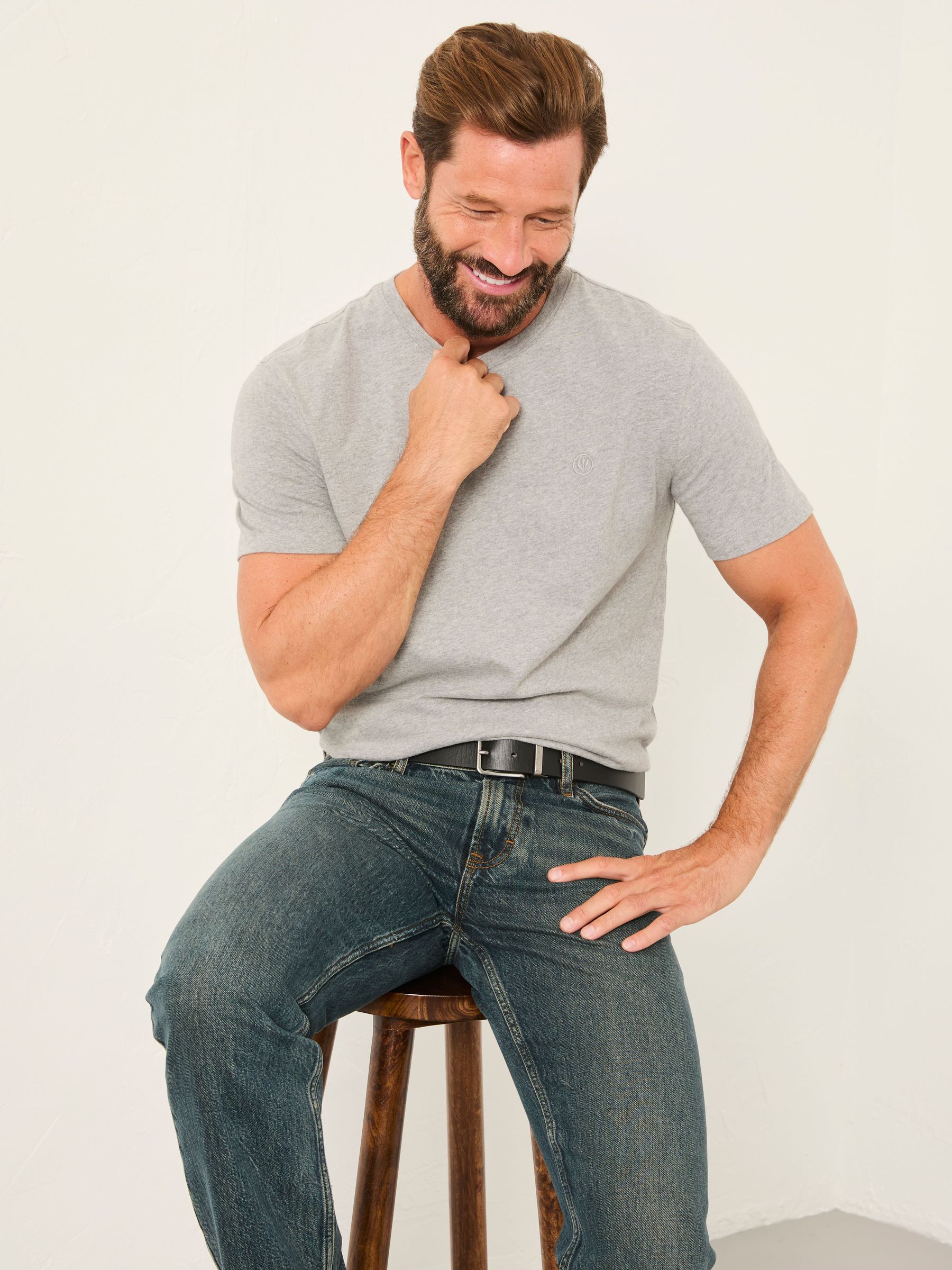 Lulworth Grey T-Shirt (H53042) | $38