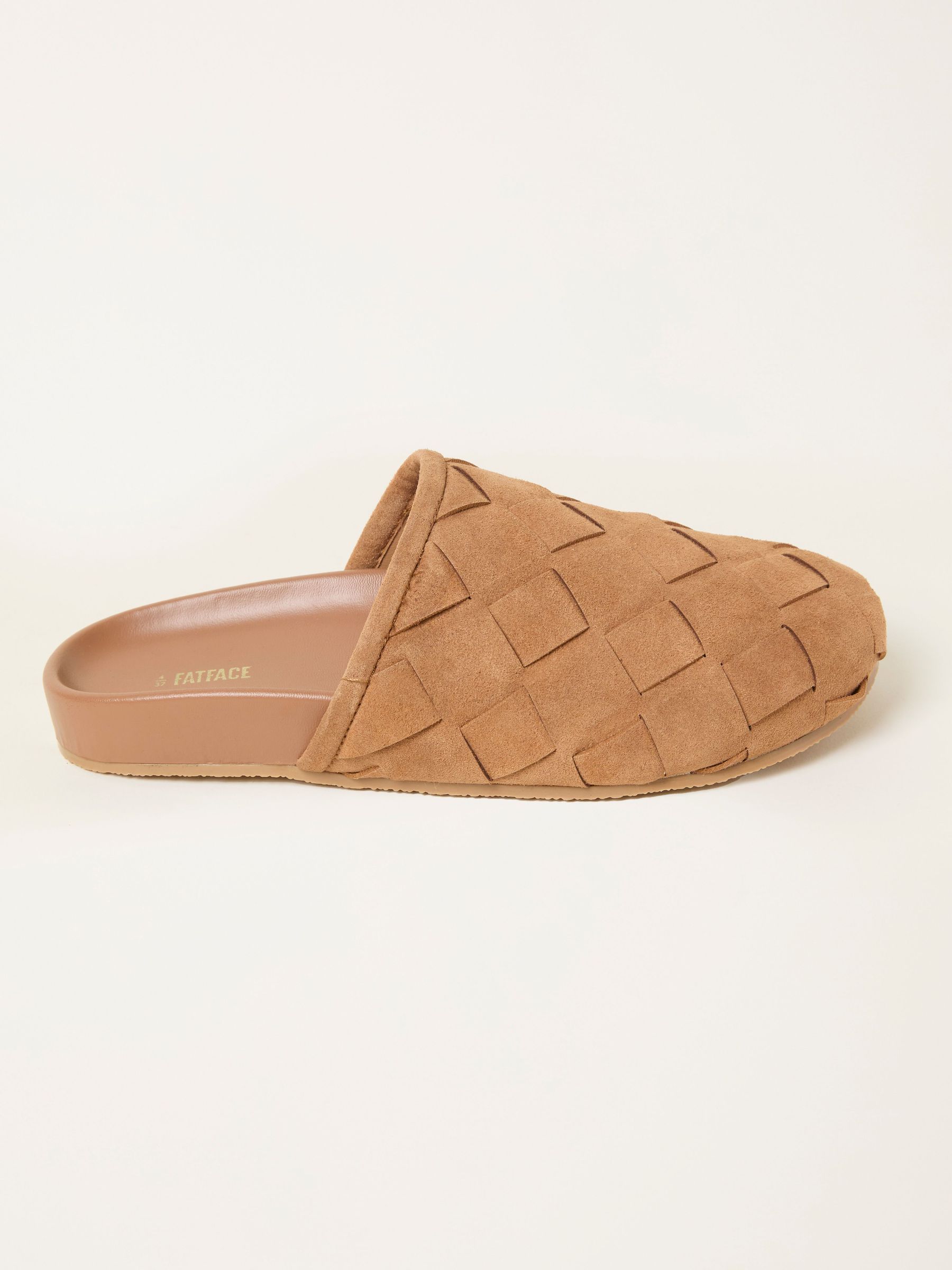 Tan Brown Weave House Shoe (H55660) | €85.50