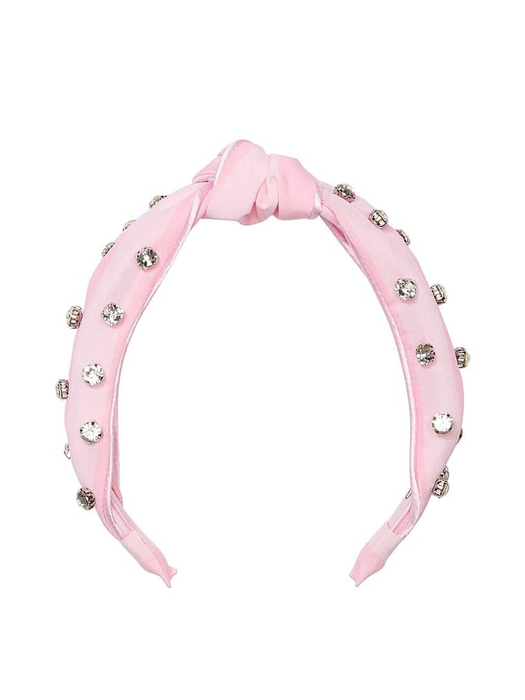 Heritage Stripe Pink Satin Headband (H56899) | €20