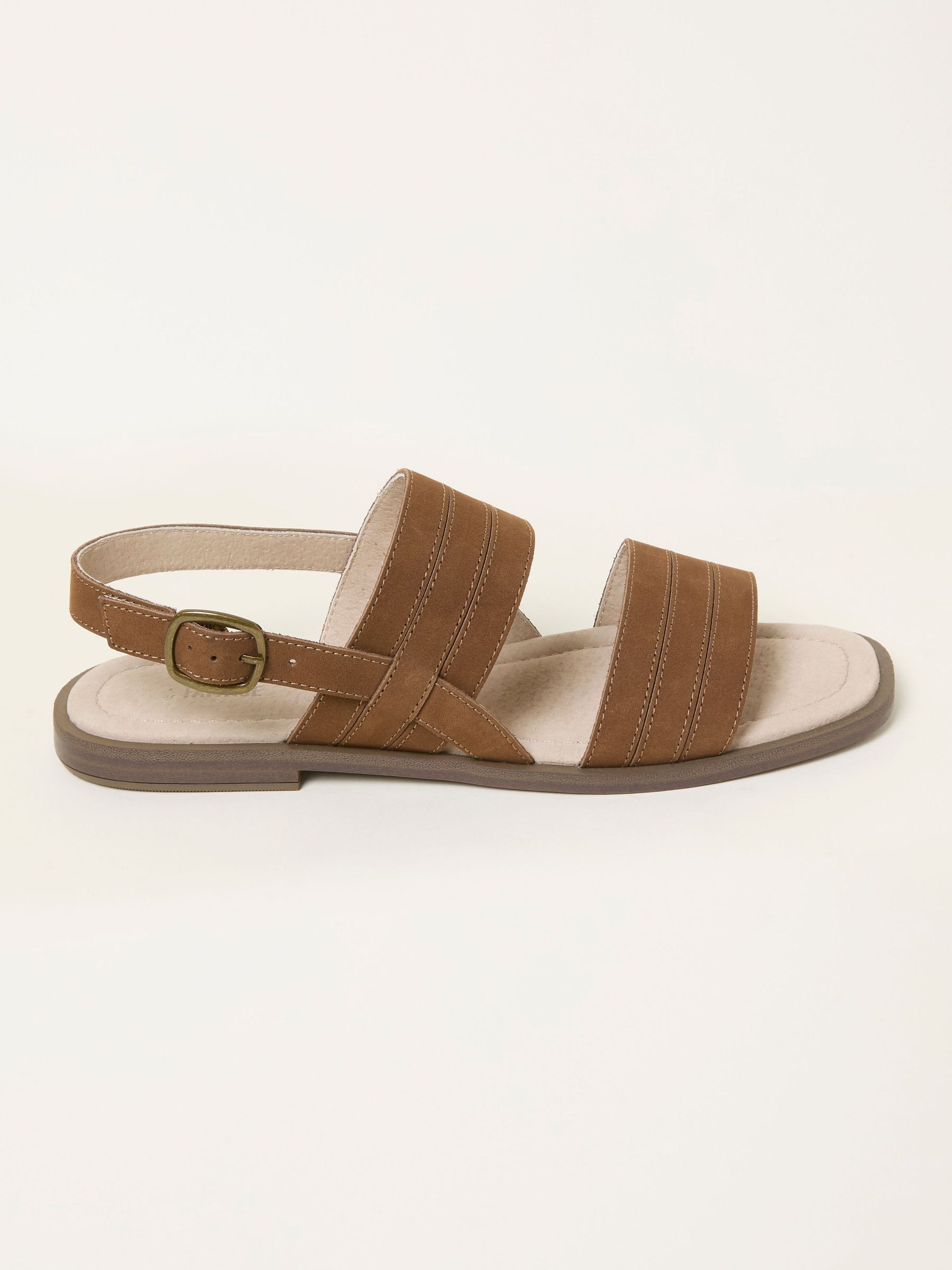 Tan Brown Amalie Leather Sandal (H57153) | €52