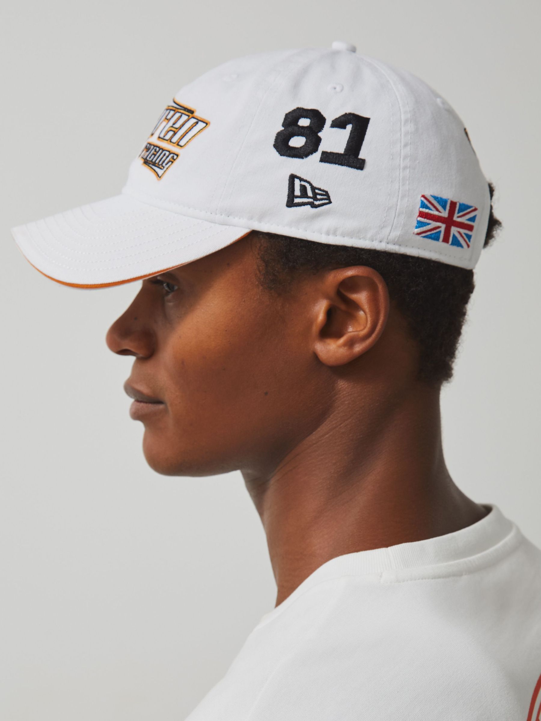 McLaren Racing Heritage Cap Unisex Fit in White (H57202) | CA$95