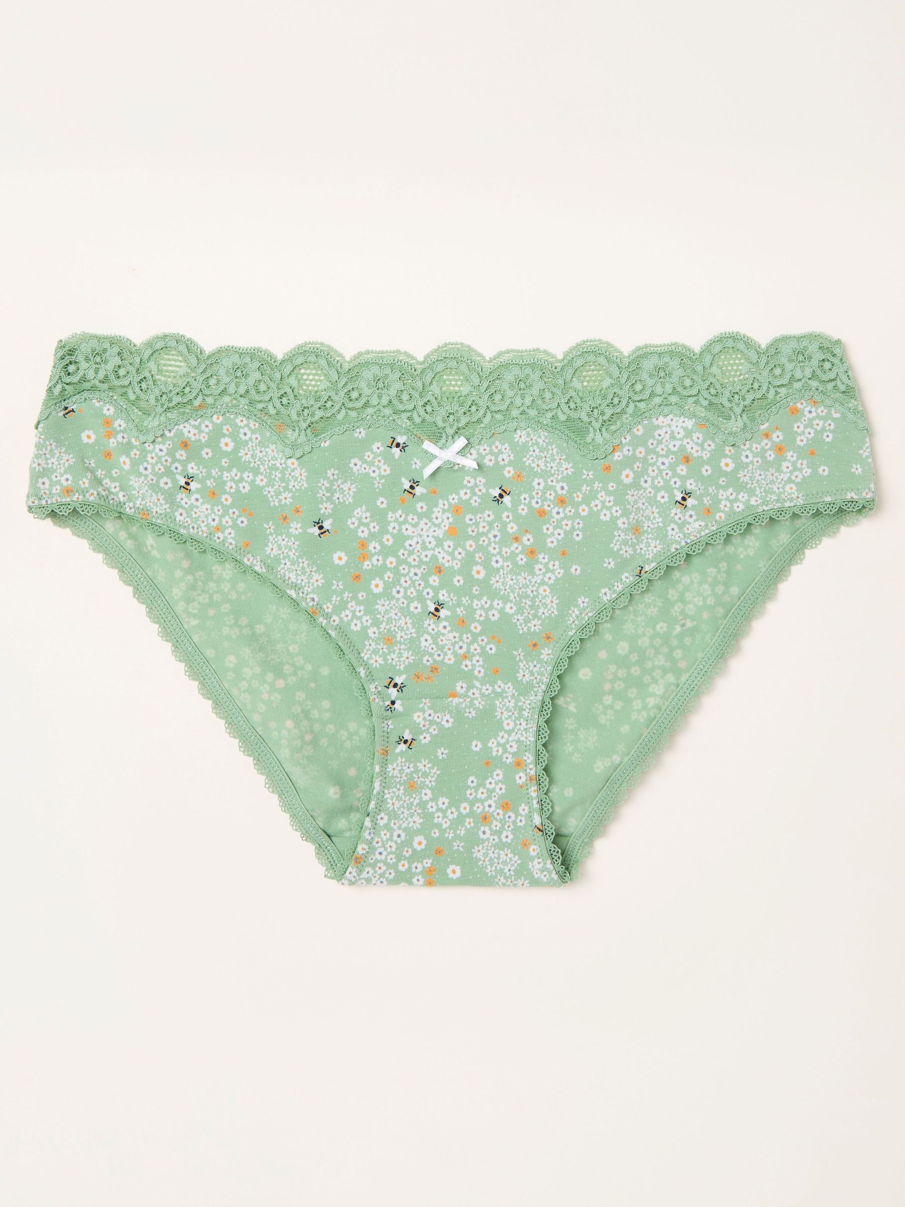 Green Bee Floral Classic Knickers (H59225) | $17
