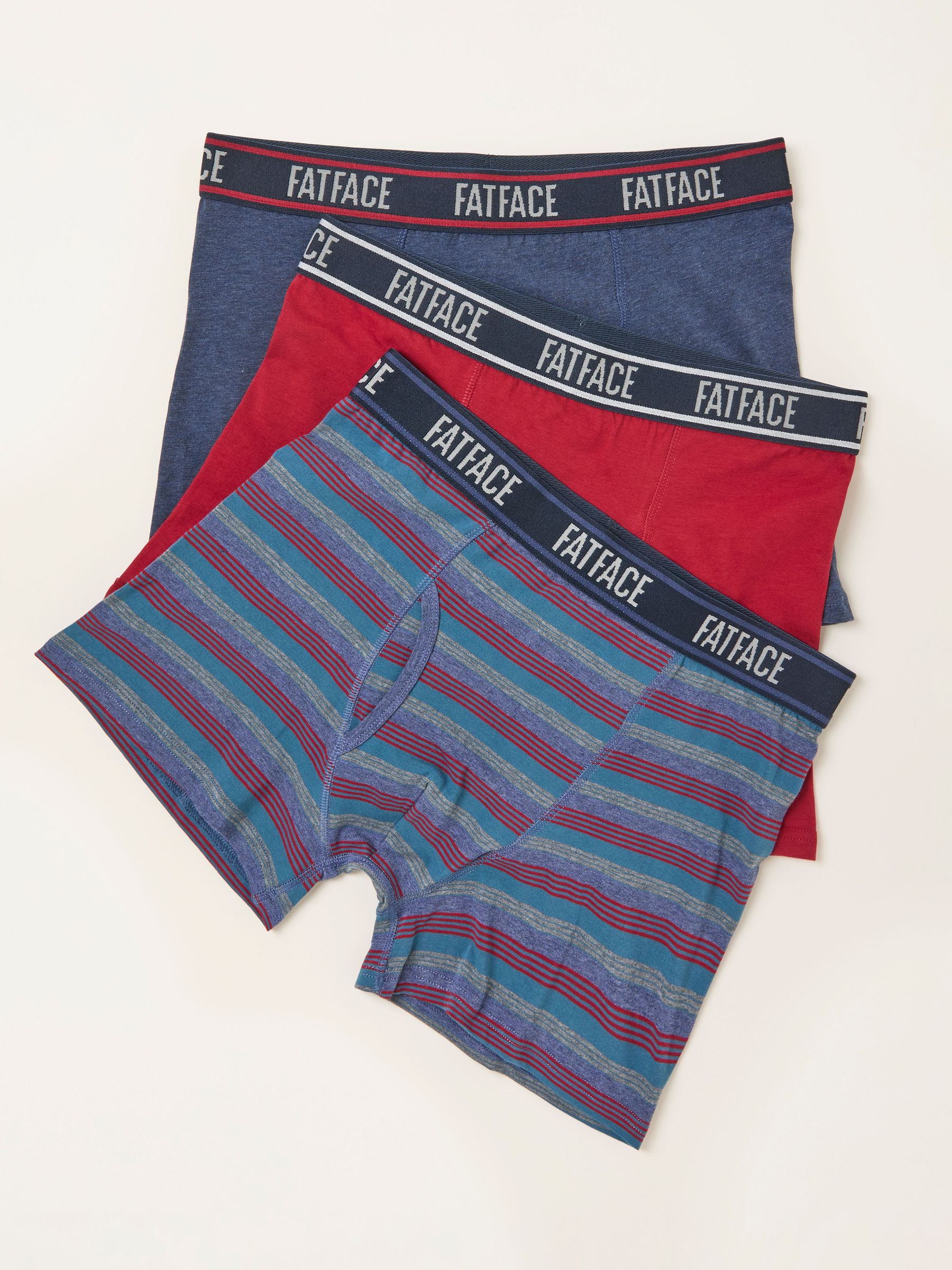 Red 3 Pack Stripe Boxers (H59240) | €39.50