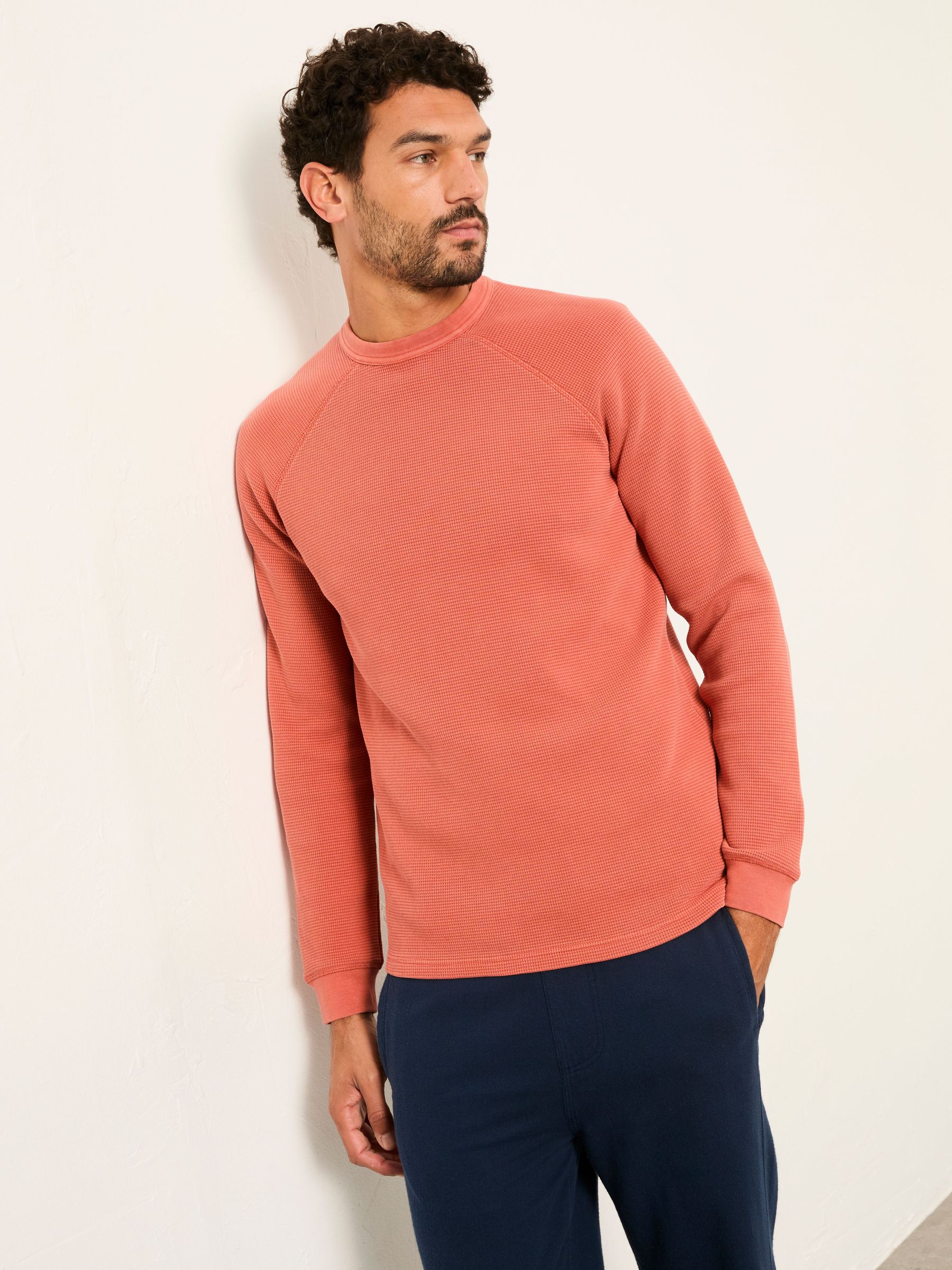 Wye Rust Red Crew Neck Sweat (H59985) | $86