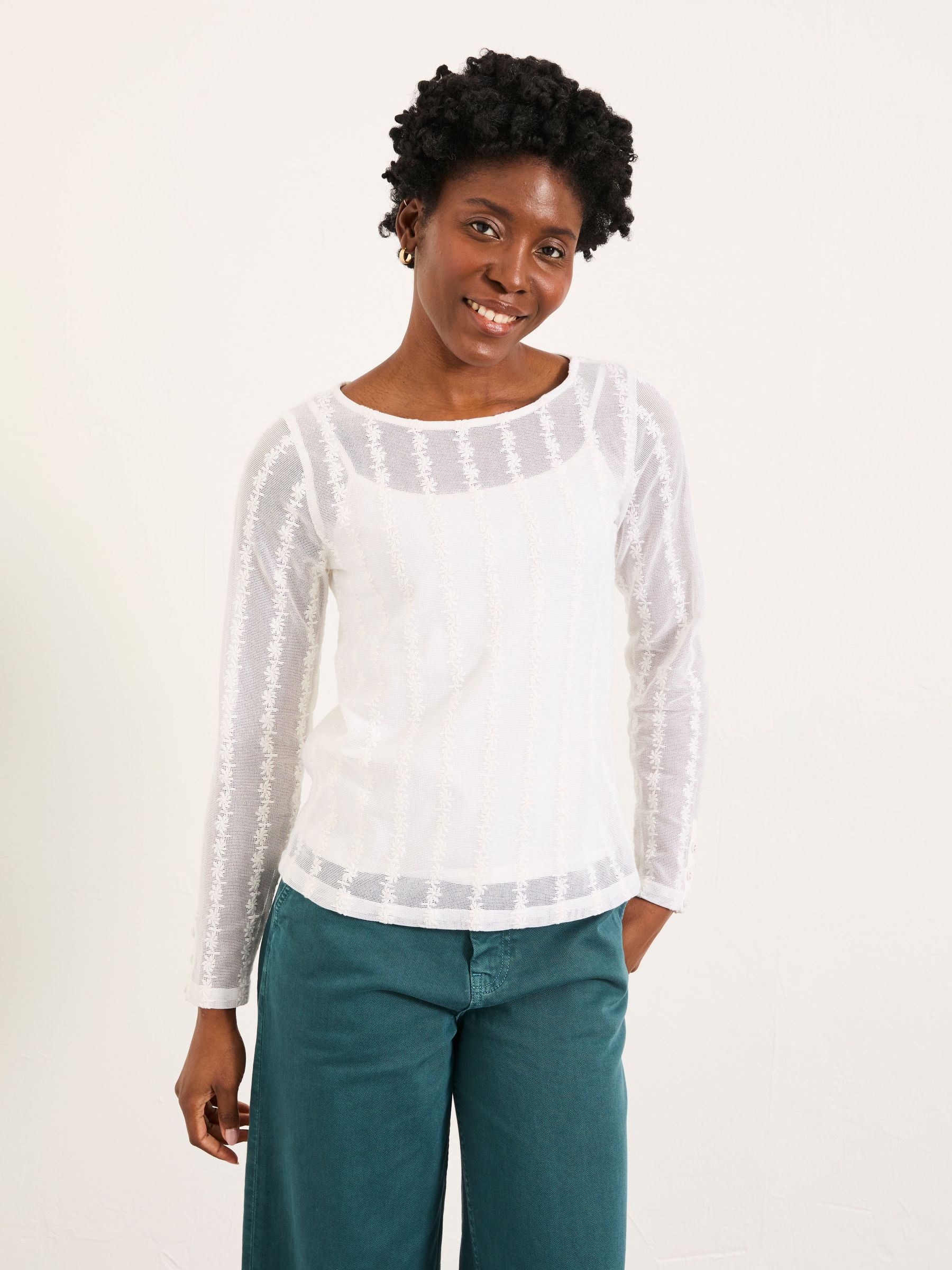 Lottie Ivory Lace Top (H60065) | $86