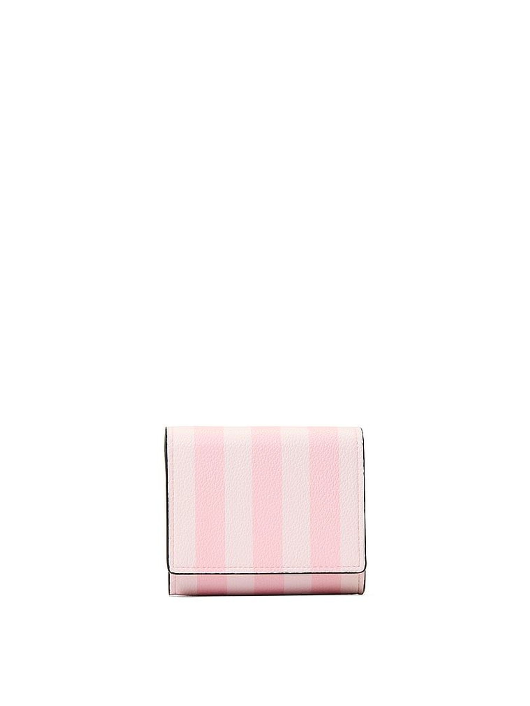 Iconic Stripe Pink Small Wallet (H60344) | €36