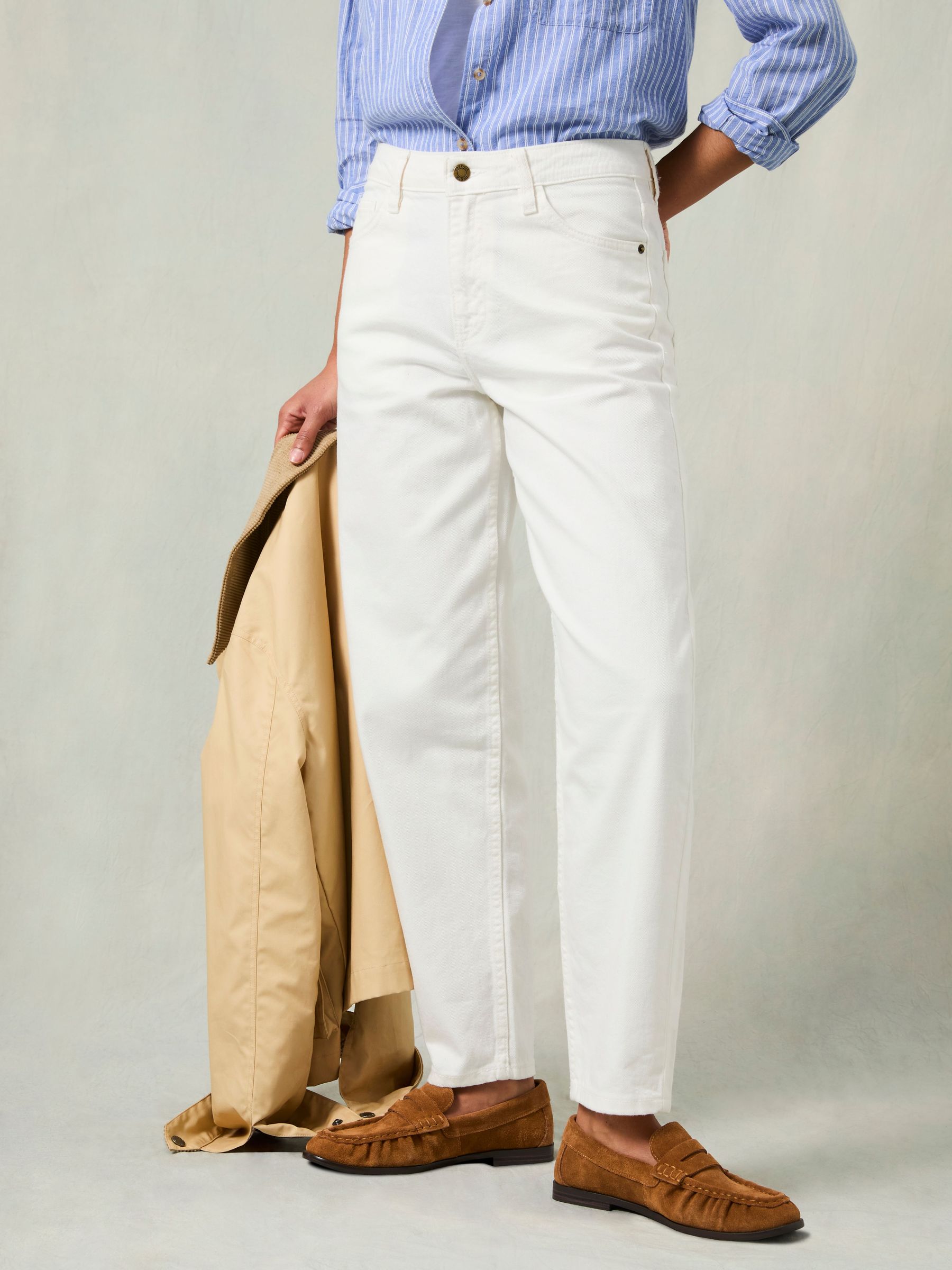 Marlow White Taper Leg Jean (H63301) | €77.50