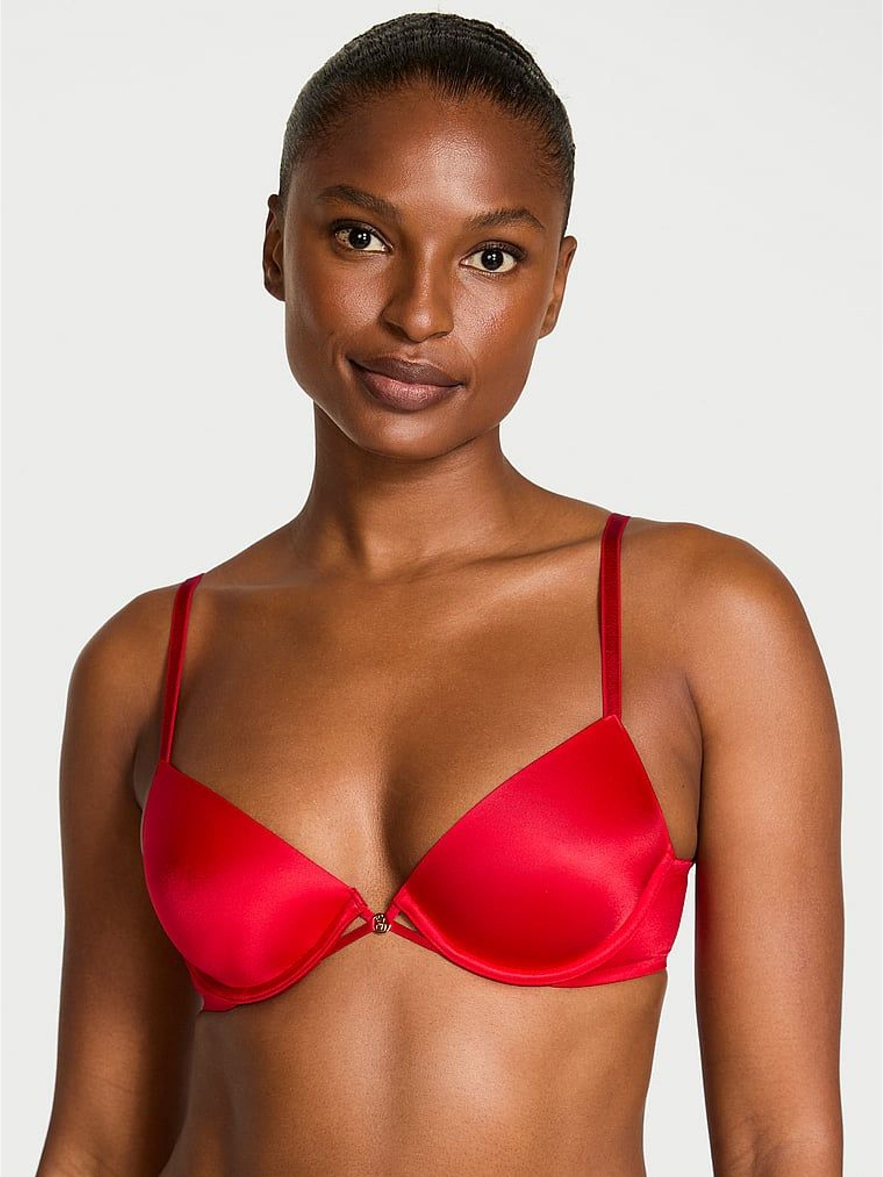 Lipstick Red Lightly Lined Demi Bra (H64849) | €58
