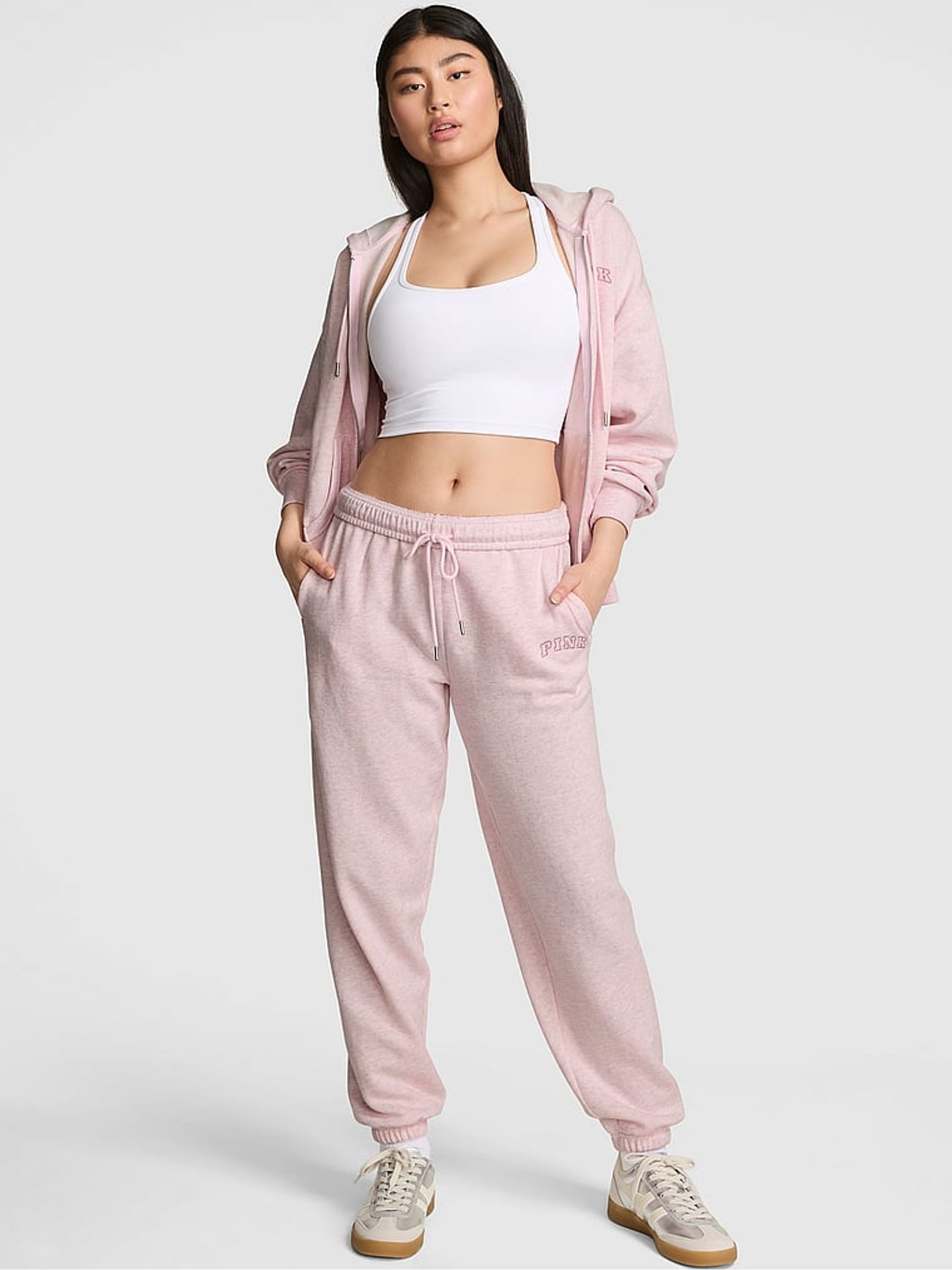 Pink Petal Fleece Joggers (H64902) | €71