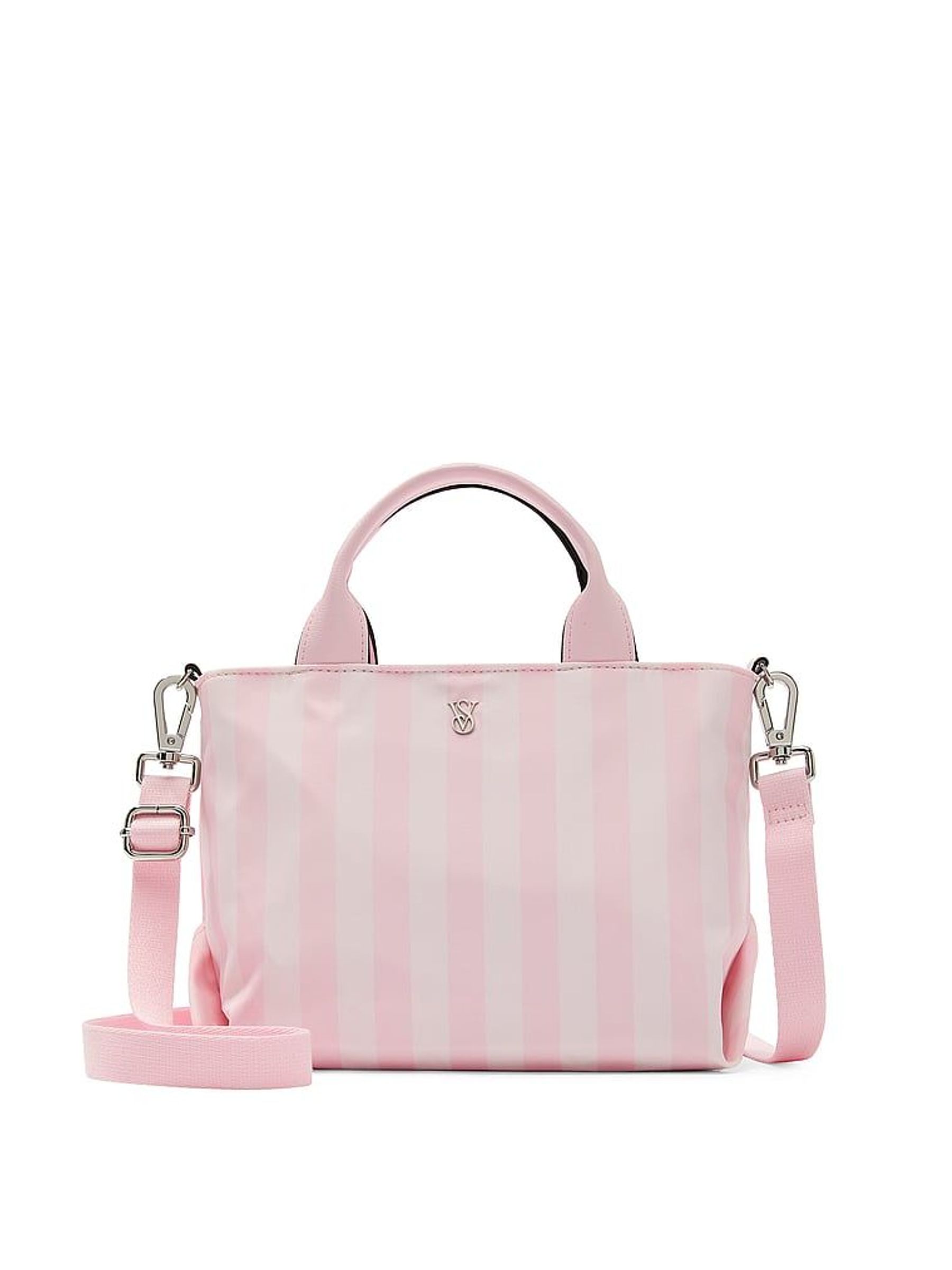 Iconic Stripe Pink Mini Tote Bag (H65019) | €71