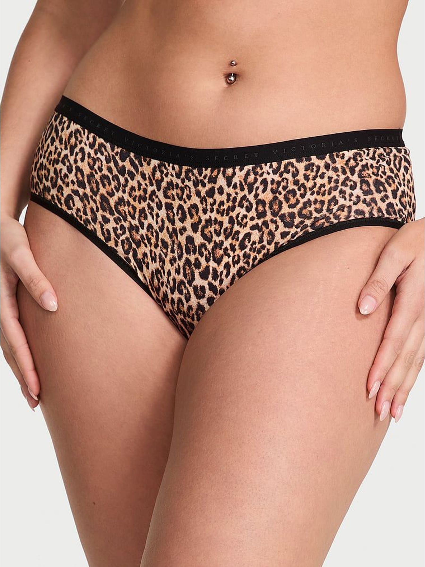 Leopard Black Hipster Knickers (H65304) | €13