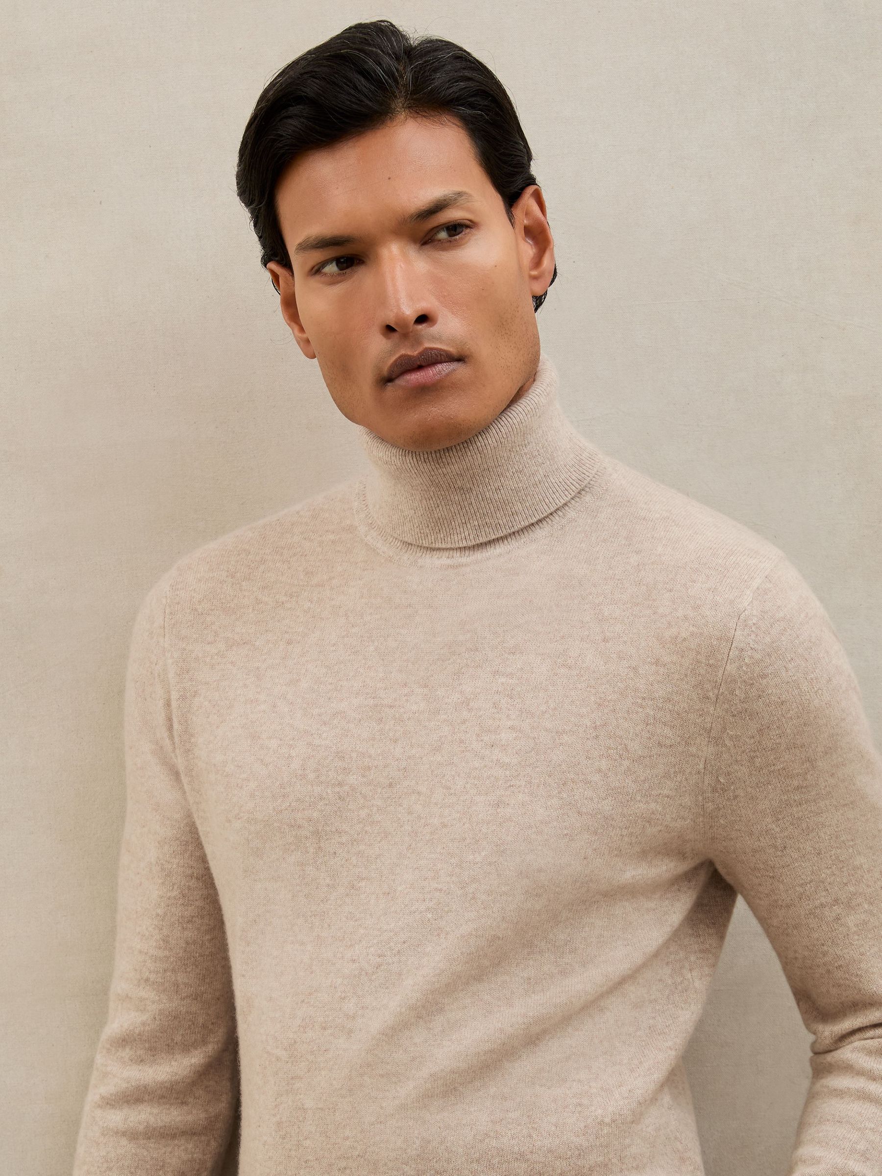 Jumper in Oatmeal Melange (H68057) | 985 zł