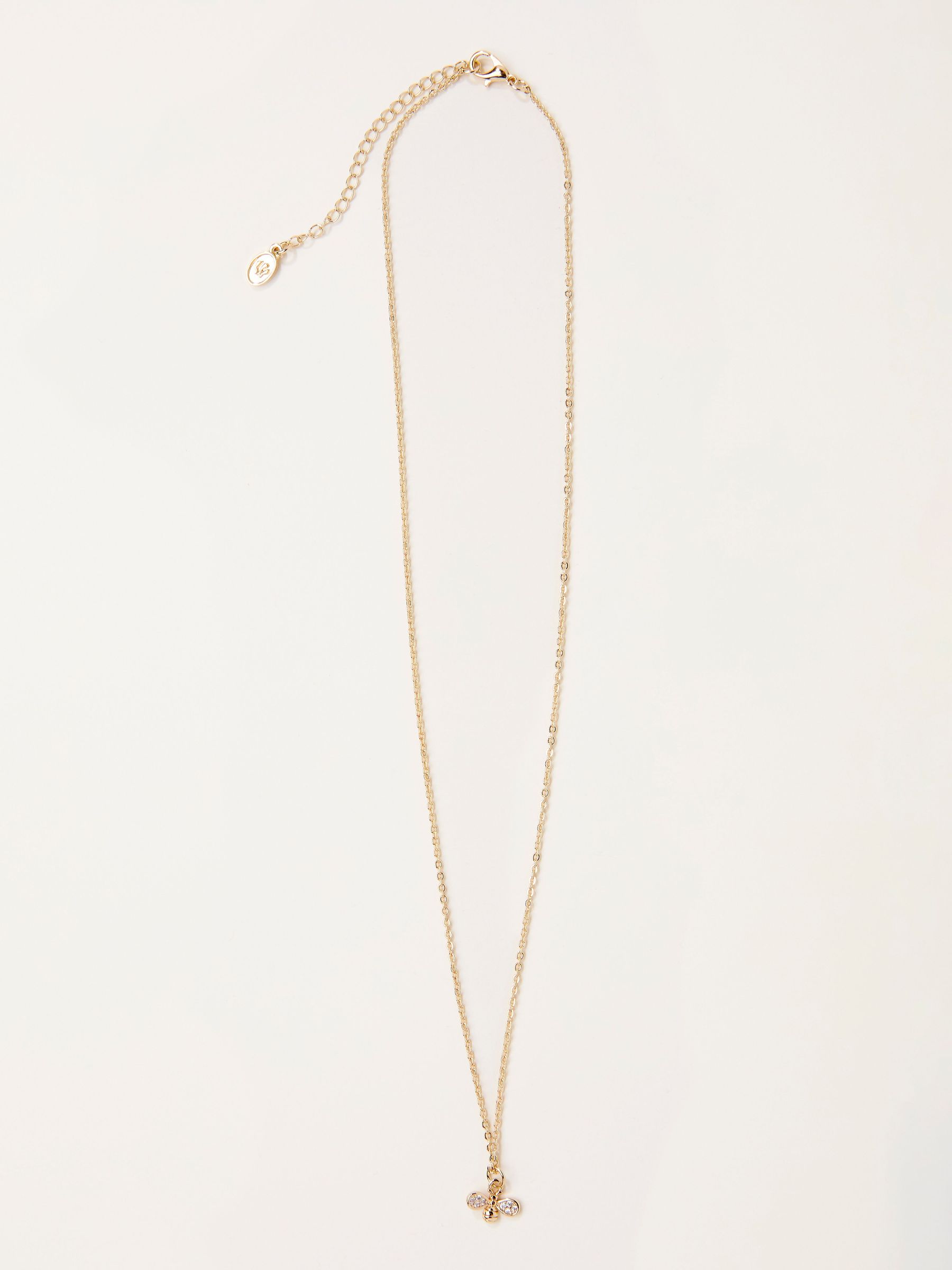 Gold Tone Bee Necklace (H68369) | €19