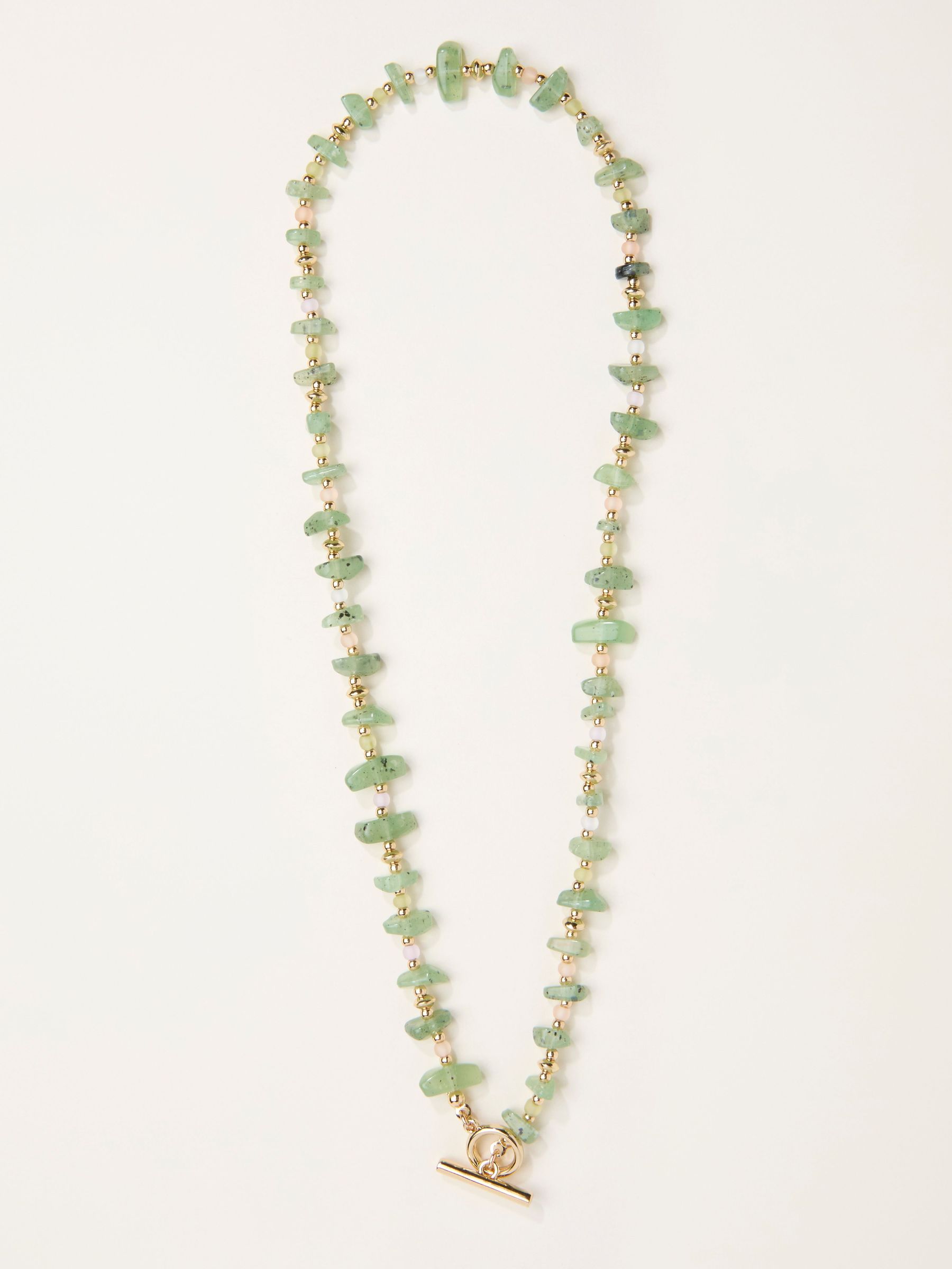 Green Resin Chip Necklace (H68373) | €21.50