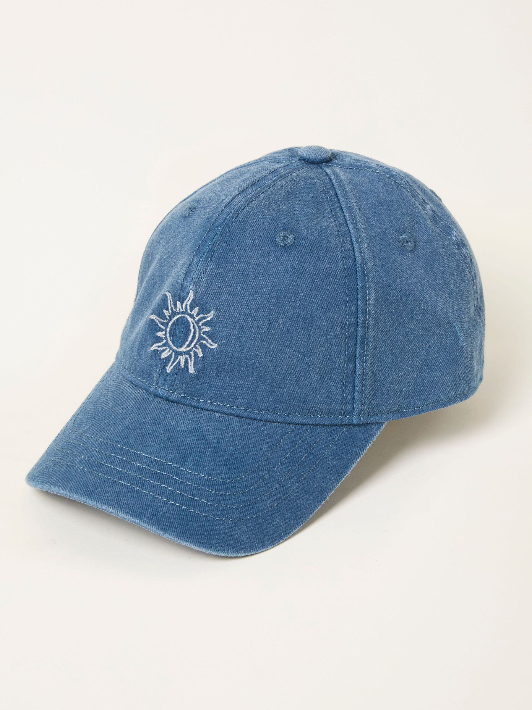 Blue Embroidered Sun Cap (H68977) | $34