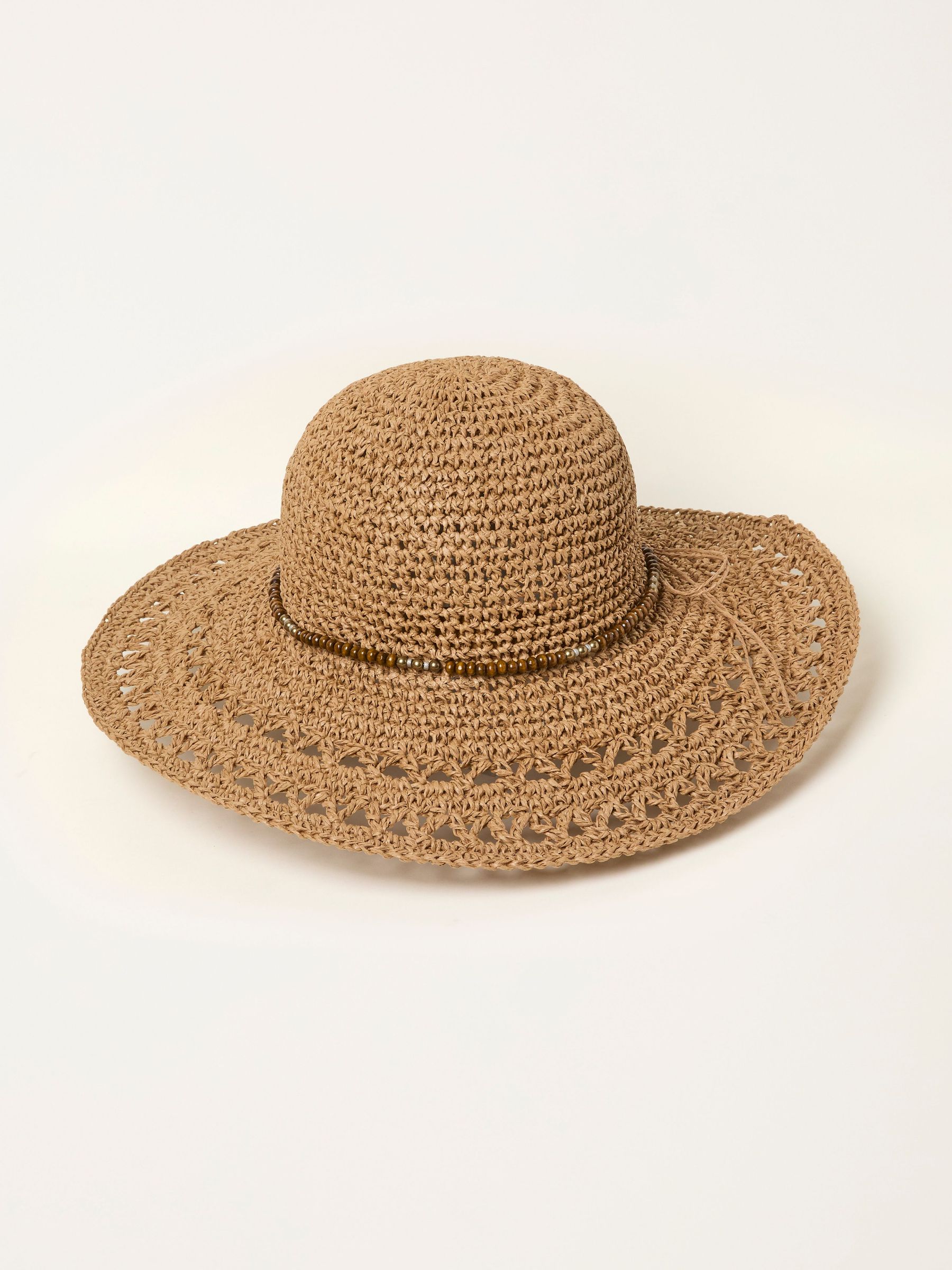 Natural Floppy Straw Sun Hat (H68986) | €33