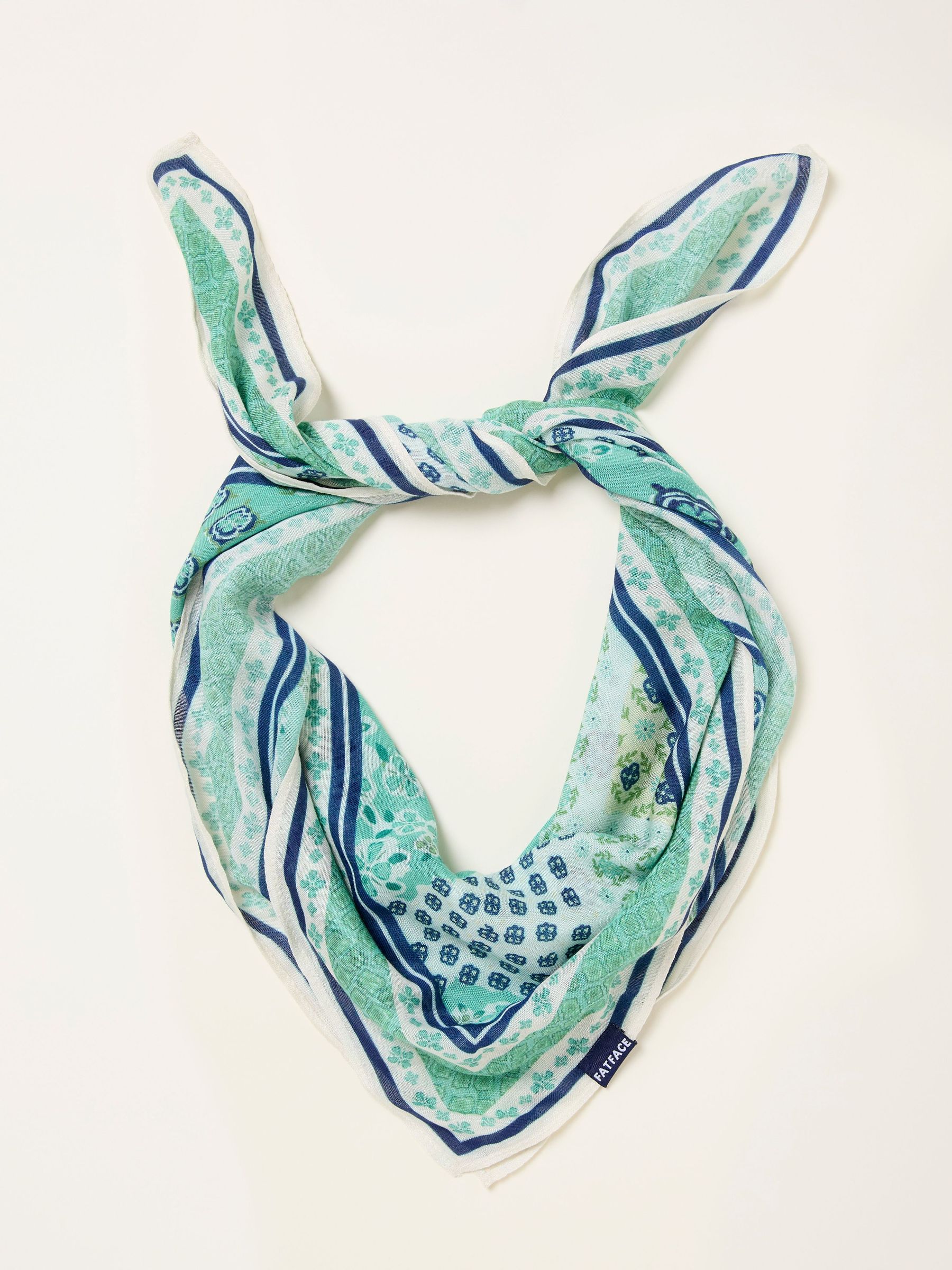 Green Patchwork Hair Scarf (H69029) | €19