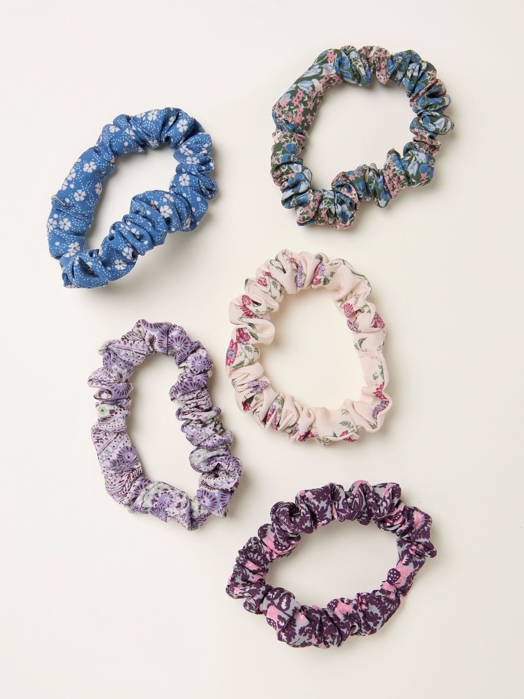 Multi 5 Pack Interplay Printed Scrunchies (H69037) | €13.50