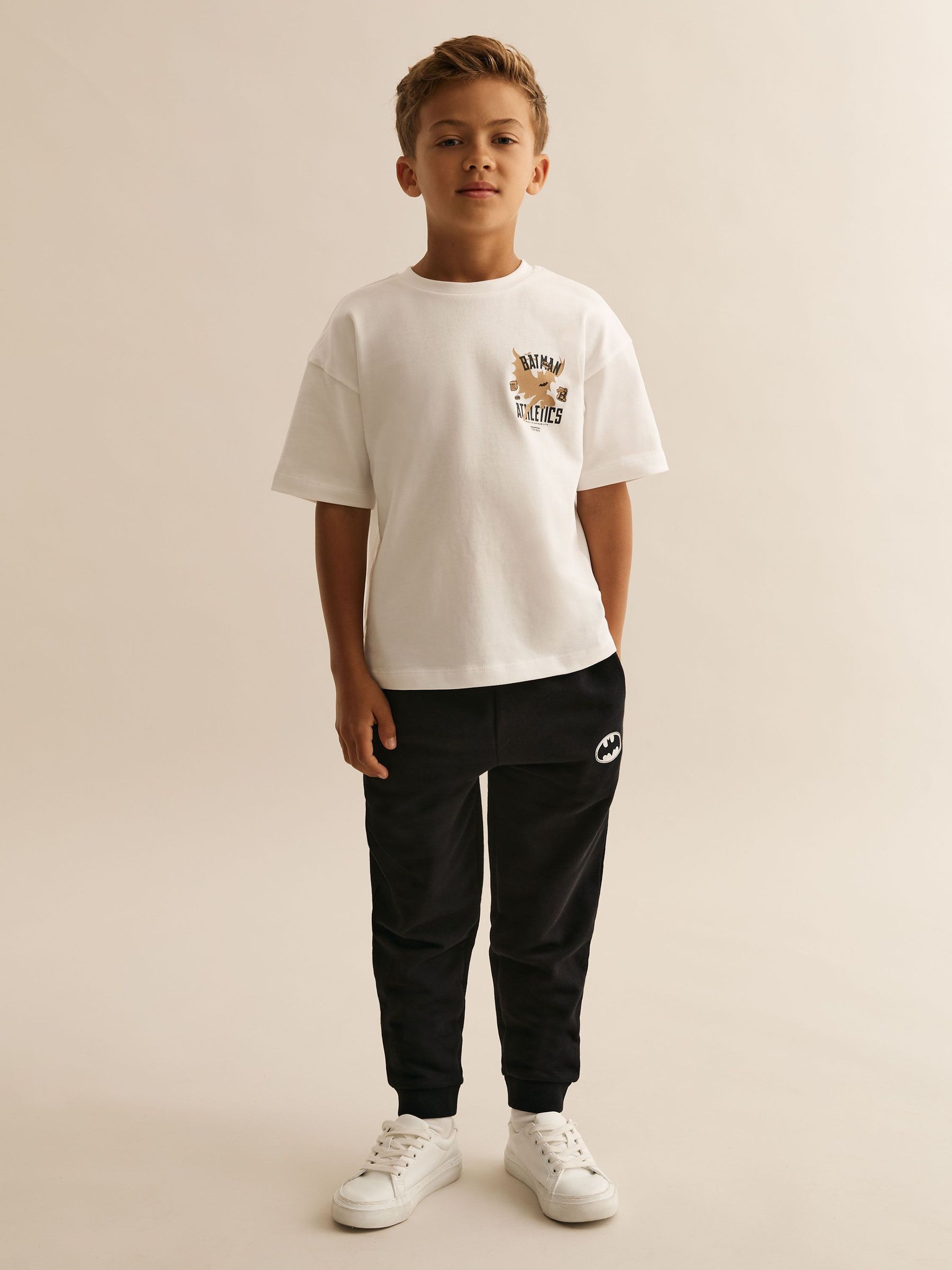 3-9 yrs Batman | Reiss Gotham City Joggers in Black (H71010) | CA$60
