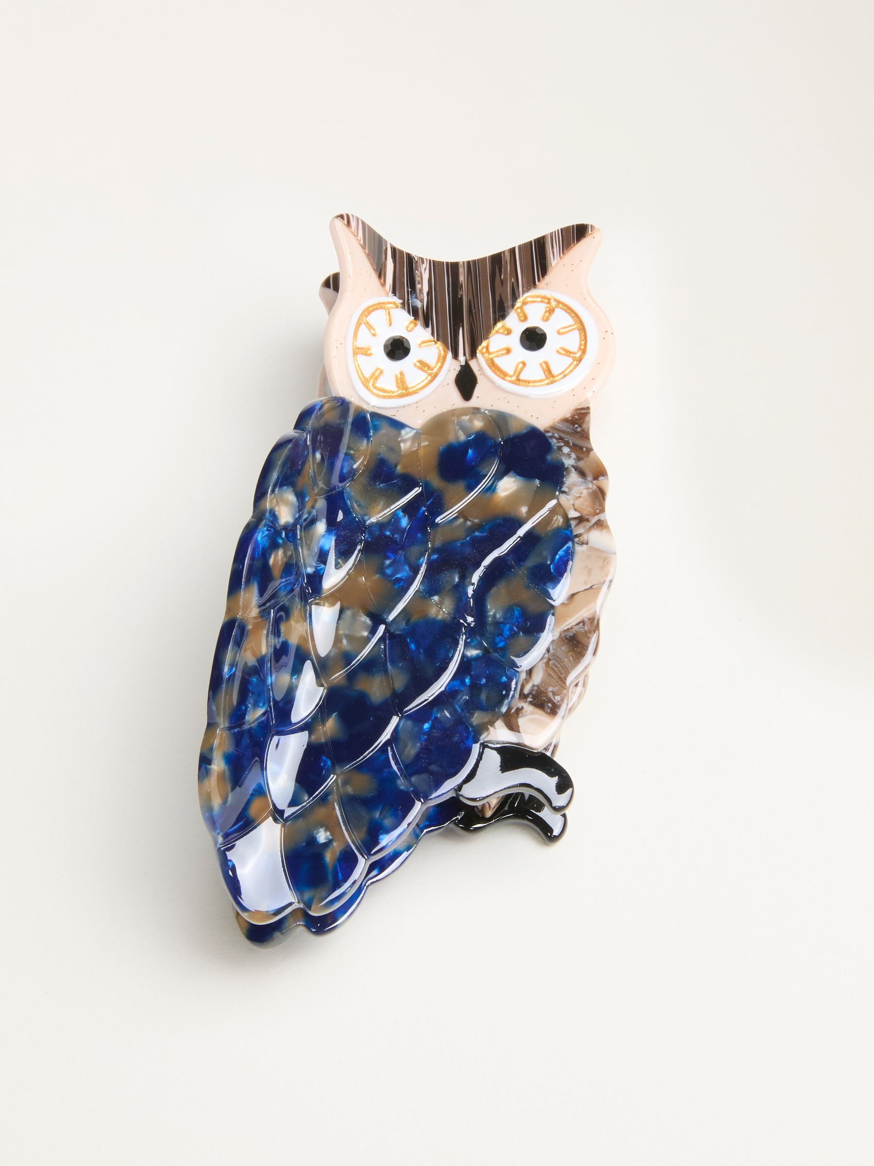 Navy Owl Claw Clip (H74130) | €21.50