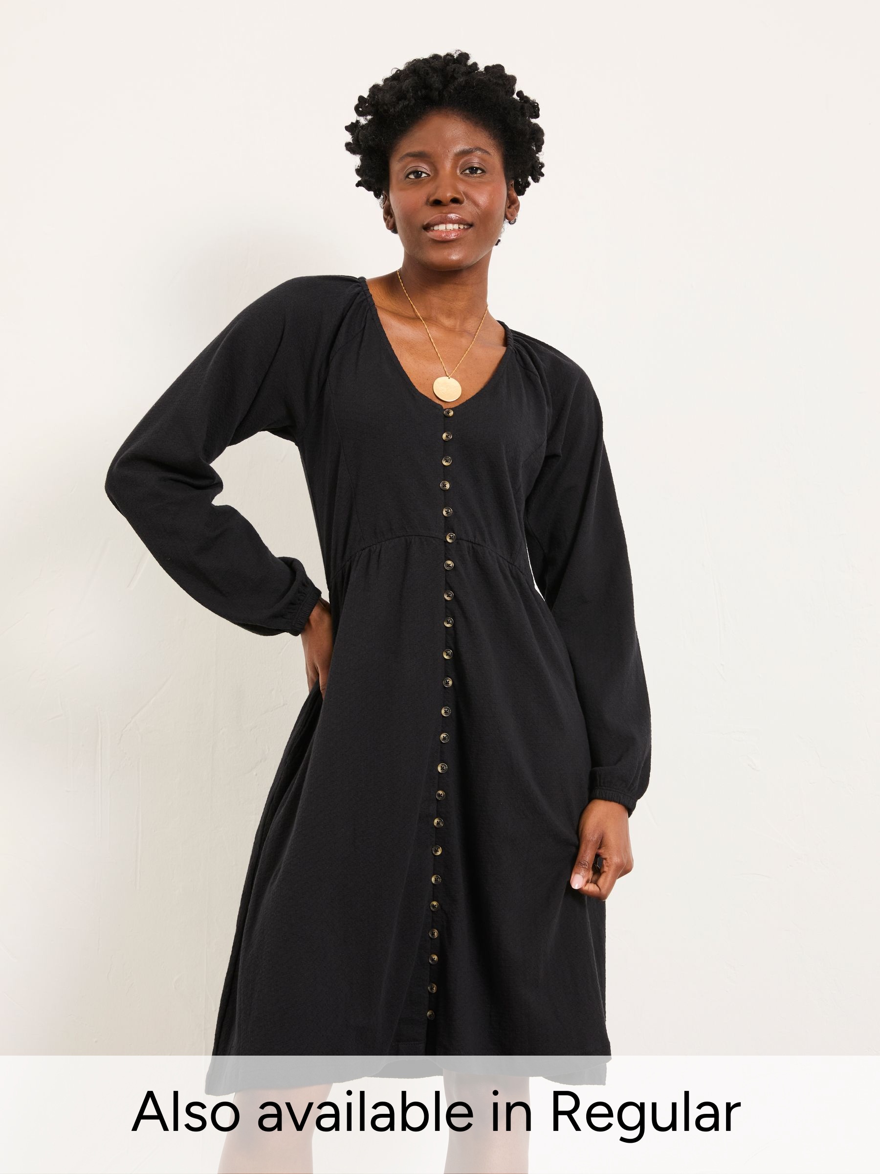 Em Black Petite Jersey Dress (H76780) | $99