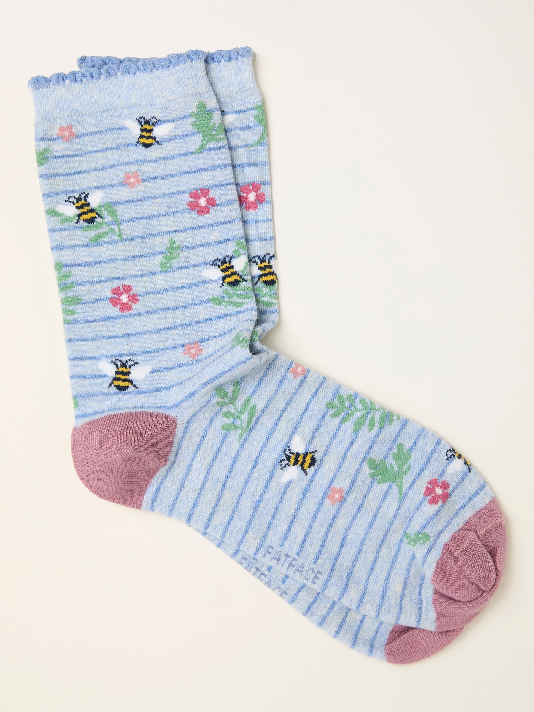 Blue Bee Striped Socks (H79808) | €9.50