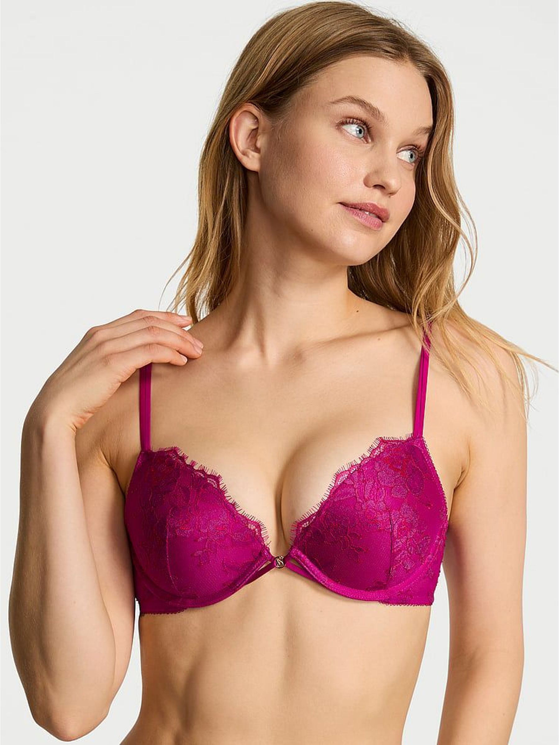 Berrylicious Purple Dye Push Up Lace Bra (H89253) | €71