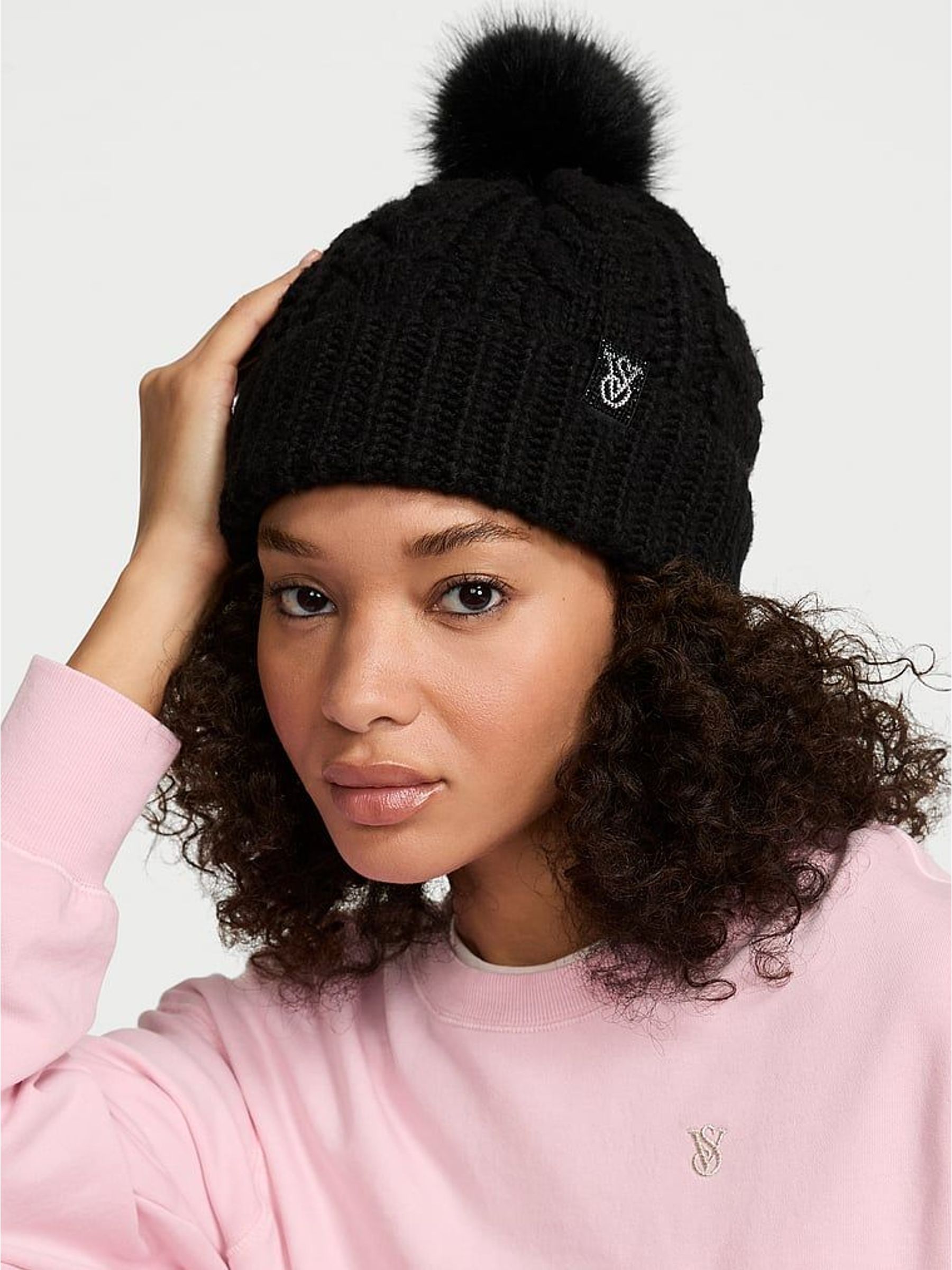 Black Knit Beanie Hat (H89267) | €37