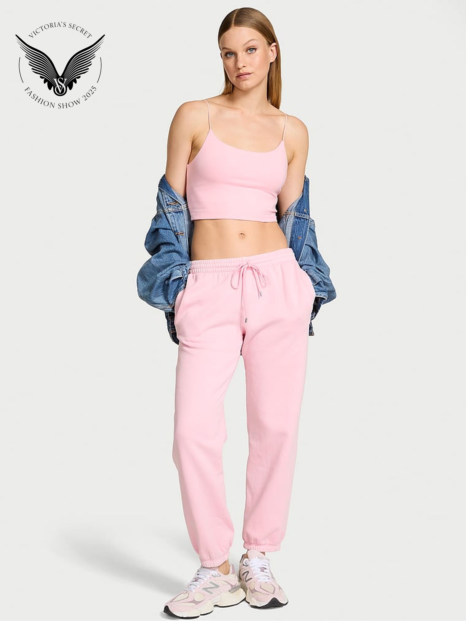 Pretty Blossom Pink Angel Fleece Joggers (H89305) | €83