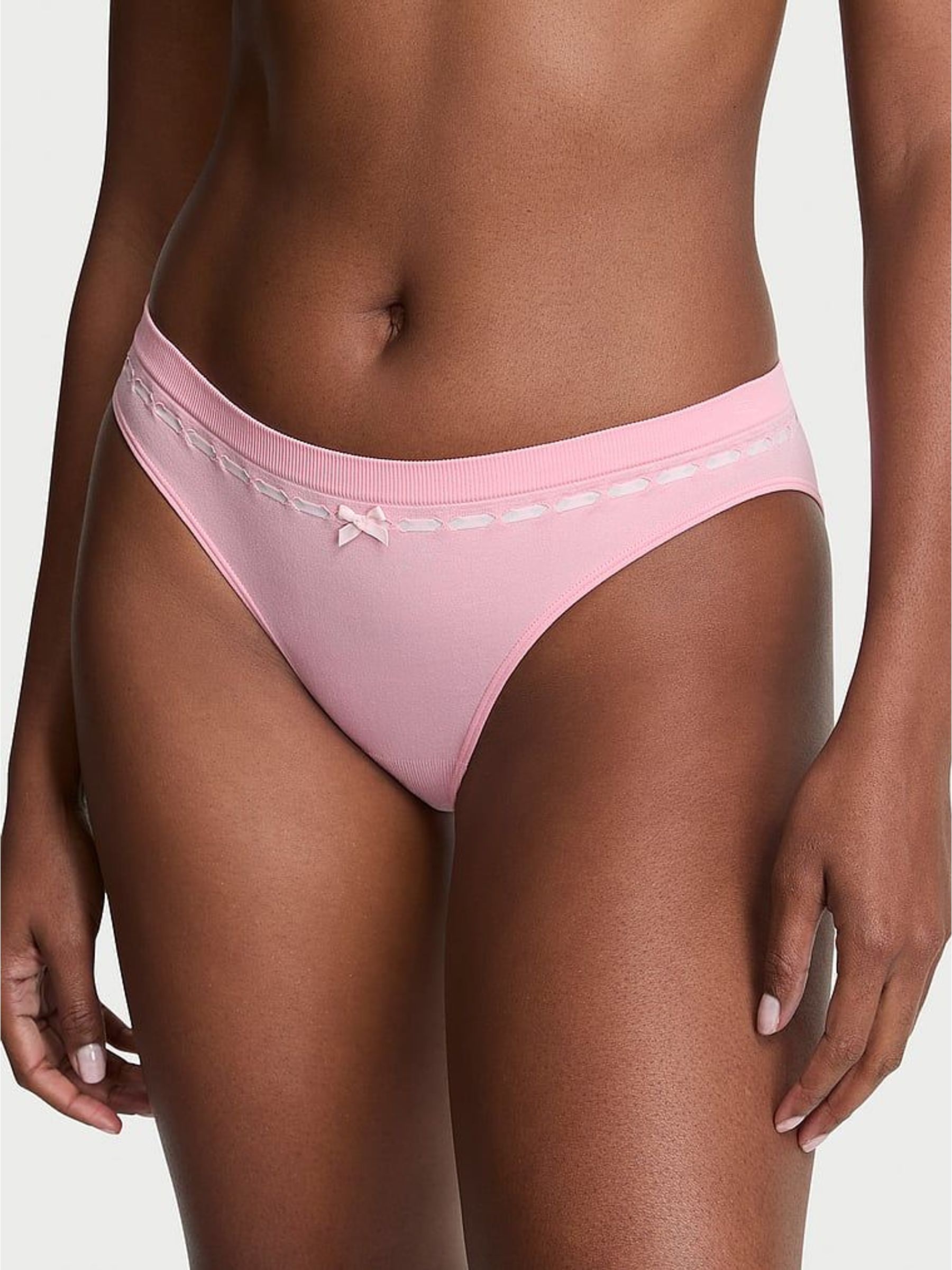 Petal Pink Bikini Ribbon Knickers (H89401) | €13