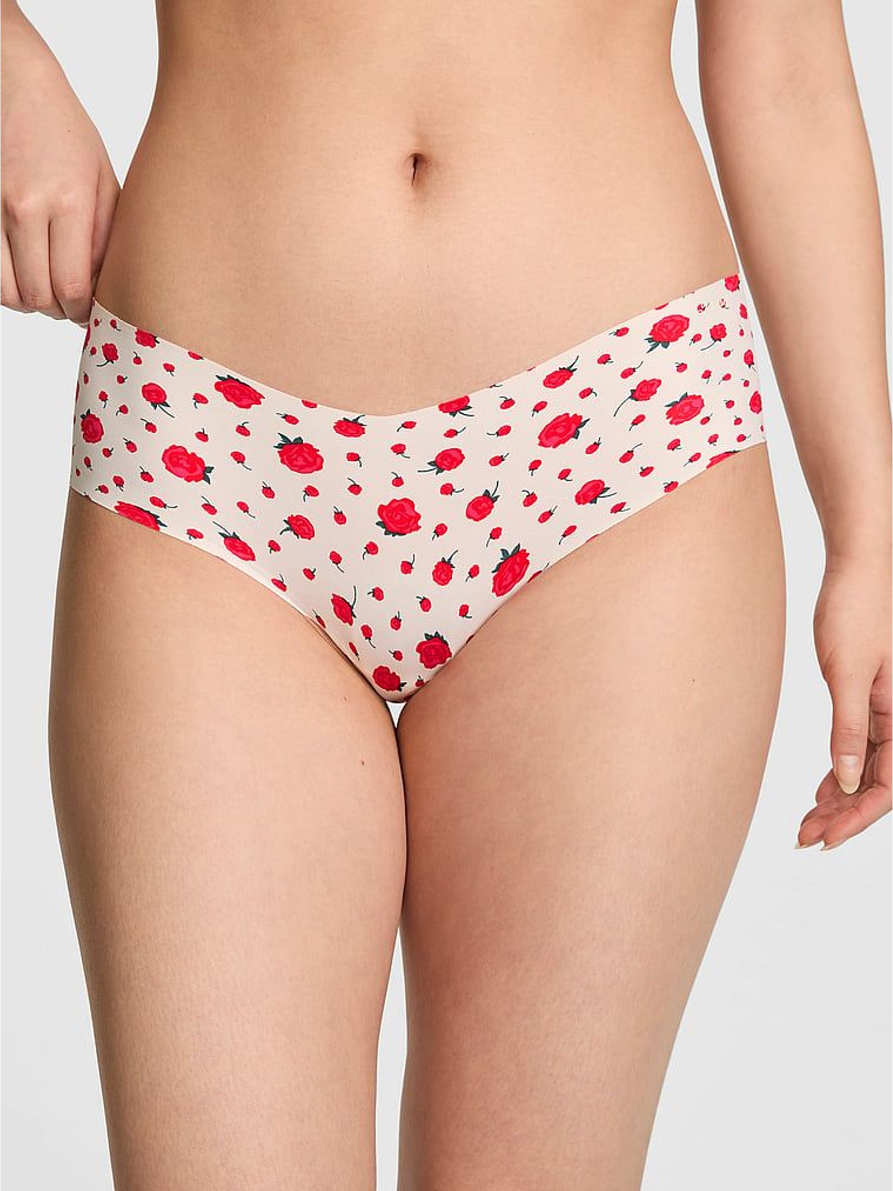 Winter White Roses Hipster No Show Knickers (H94769) | €13