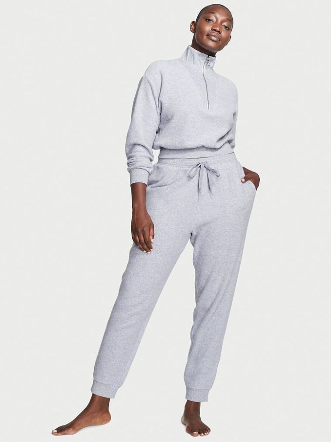 Medum Heather Grey Fleece Lounge Jogger (K07085) | €20