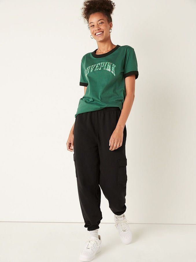 Pure Black Fleece Lounge Jogger (K09965) | €27