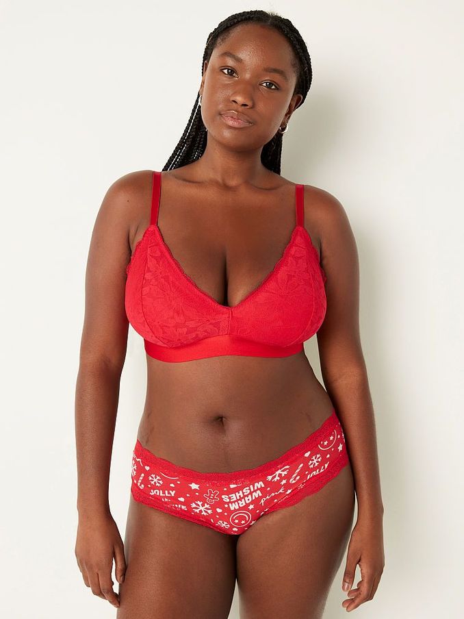 Red Pepper Regular Cup Lace Unlined Triangle Bralette (K10240) | €6
