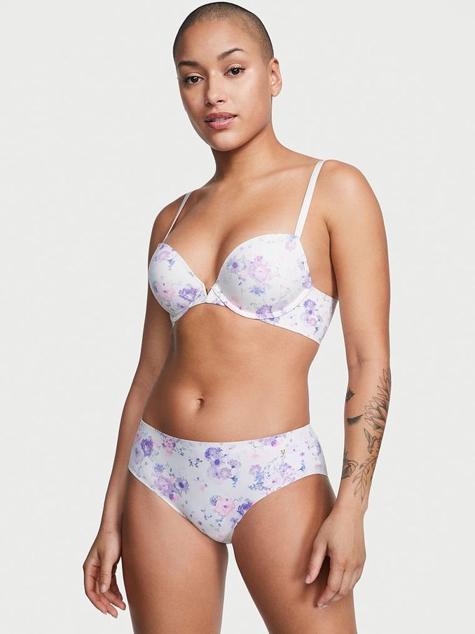 White Smooth Plunge Push Up Bra (K16036) | €27