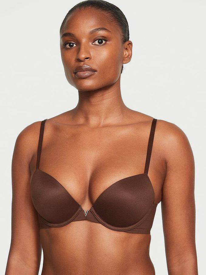 Ganache Brown Smooth Push Up Bra (K22615) | €20