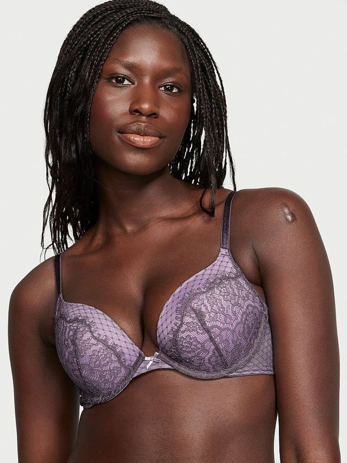 Tornado Purple Lace Full Cup Push Up Bra (K22776) | €22
