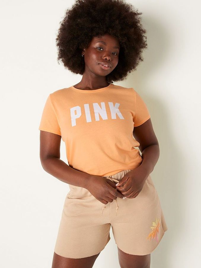 Light Orange Logo Short Sleeve T-Shirt (K24478) | €15
