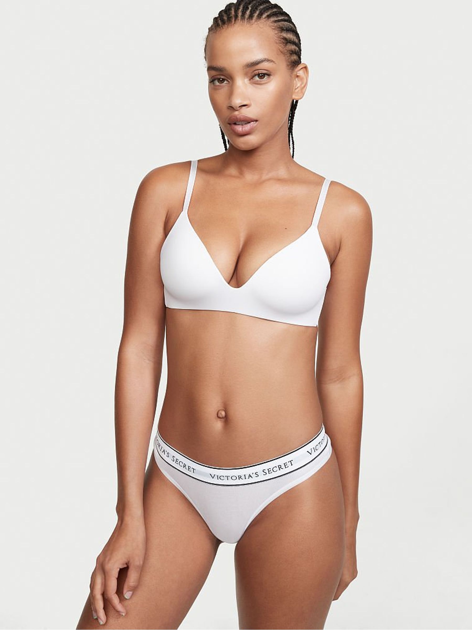 Ivory White Thong Knickers (K26653) | €10.50