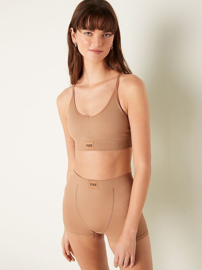 Mocha Latte Nude Seamless Racerback Unlined Bra (K28560) | €15